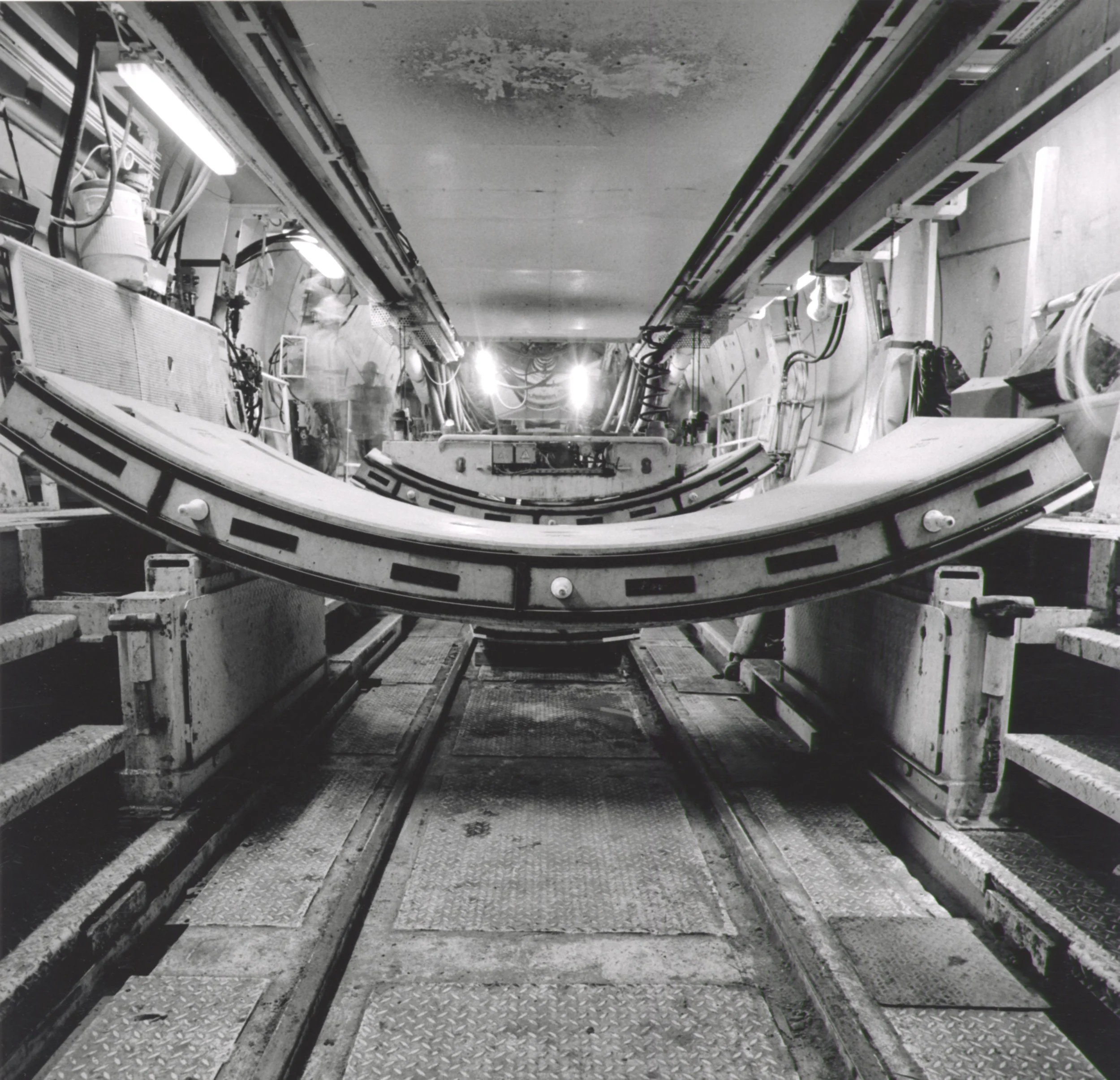 Tunnel Arch Form Segment Inside TBM 2017