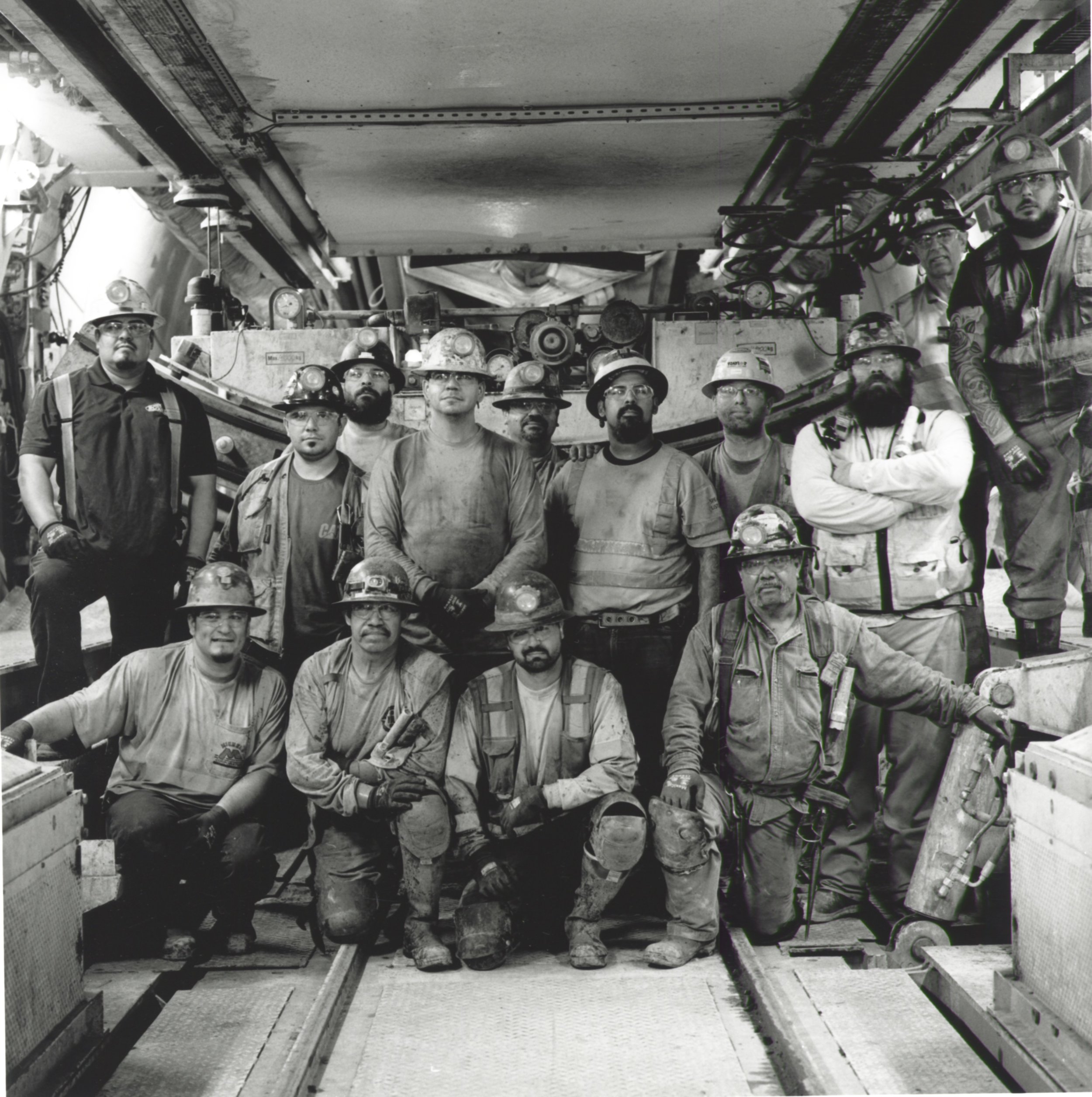   Miners Group Photo Inside TBM Red Tunnel 2019/5  