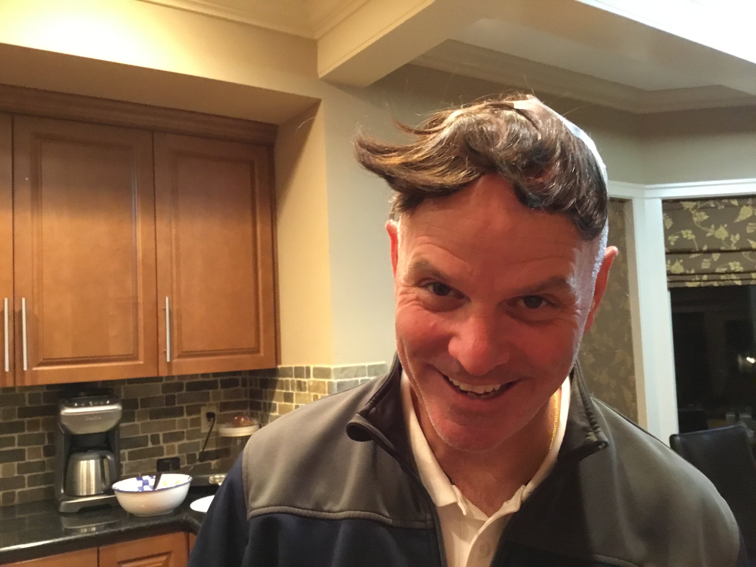 Brad with a full head of hair!