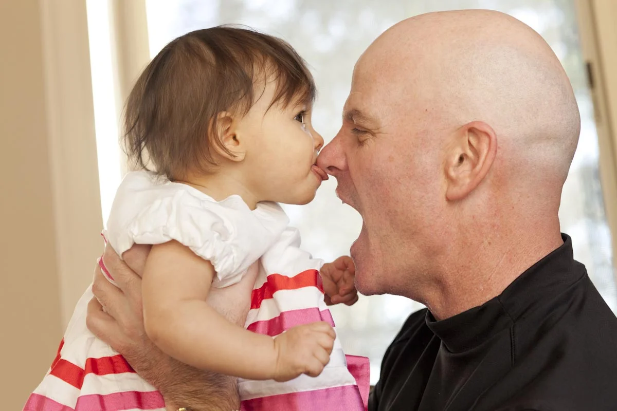 Playtime with my daughter.