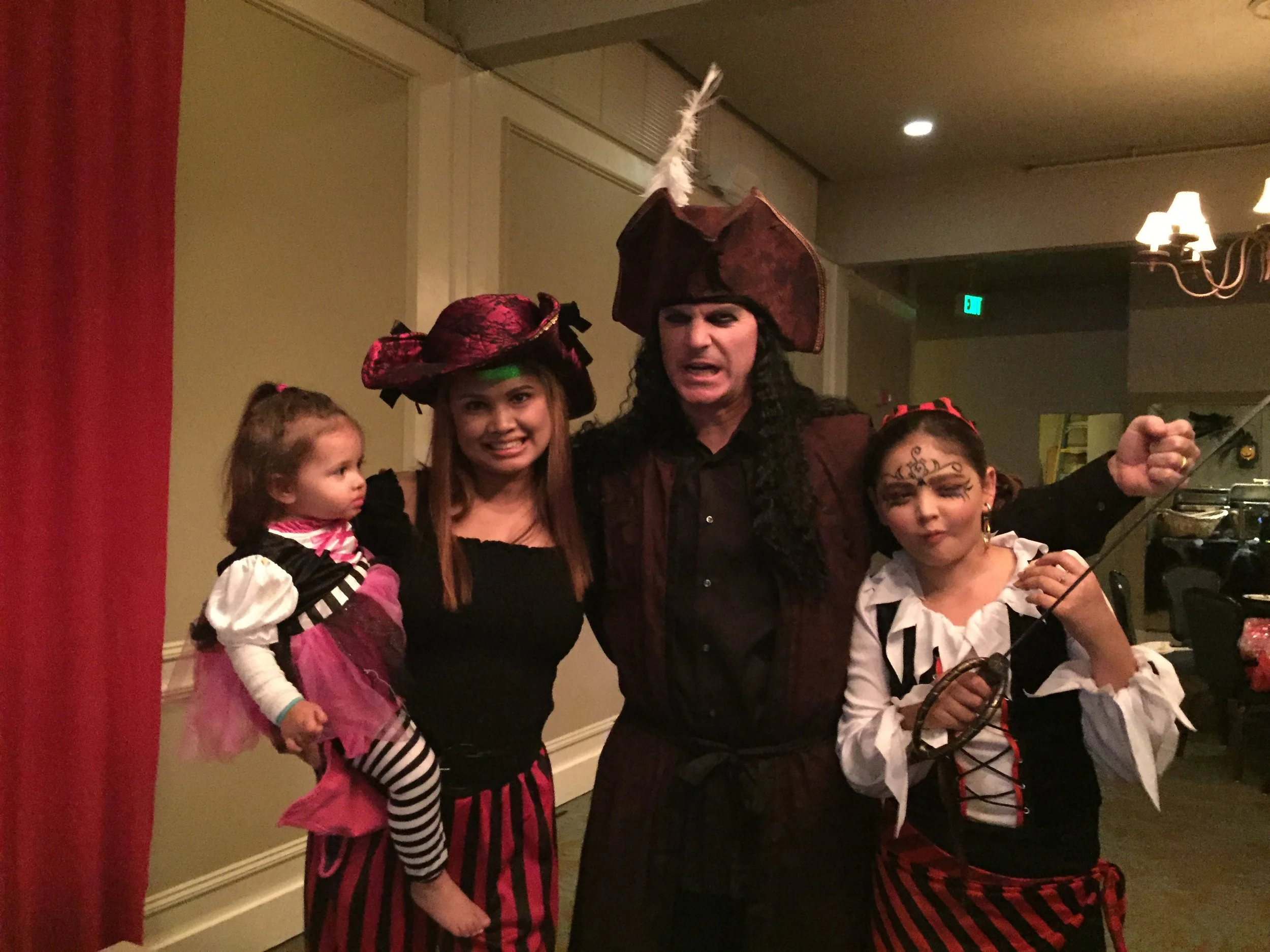 Pirate Halloween with the family.