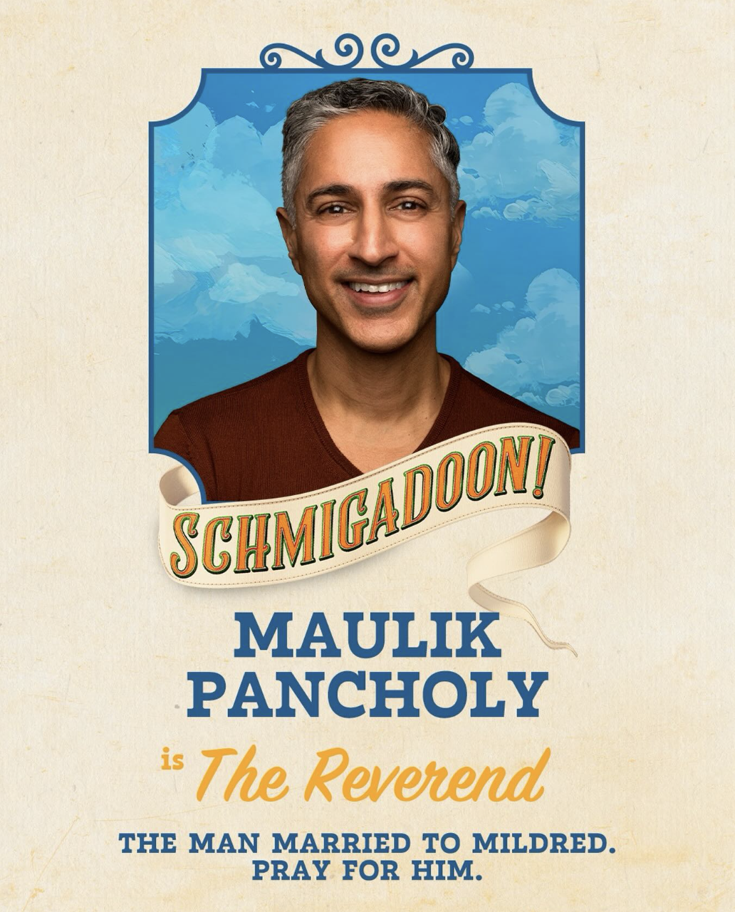 Maulik Pancholy is The Reverend in Schmigadoon!
