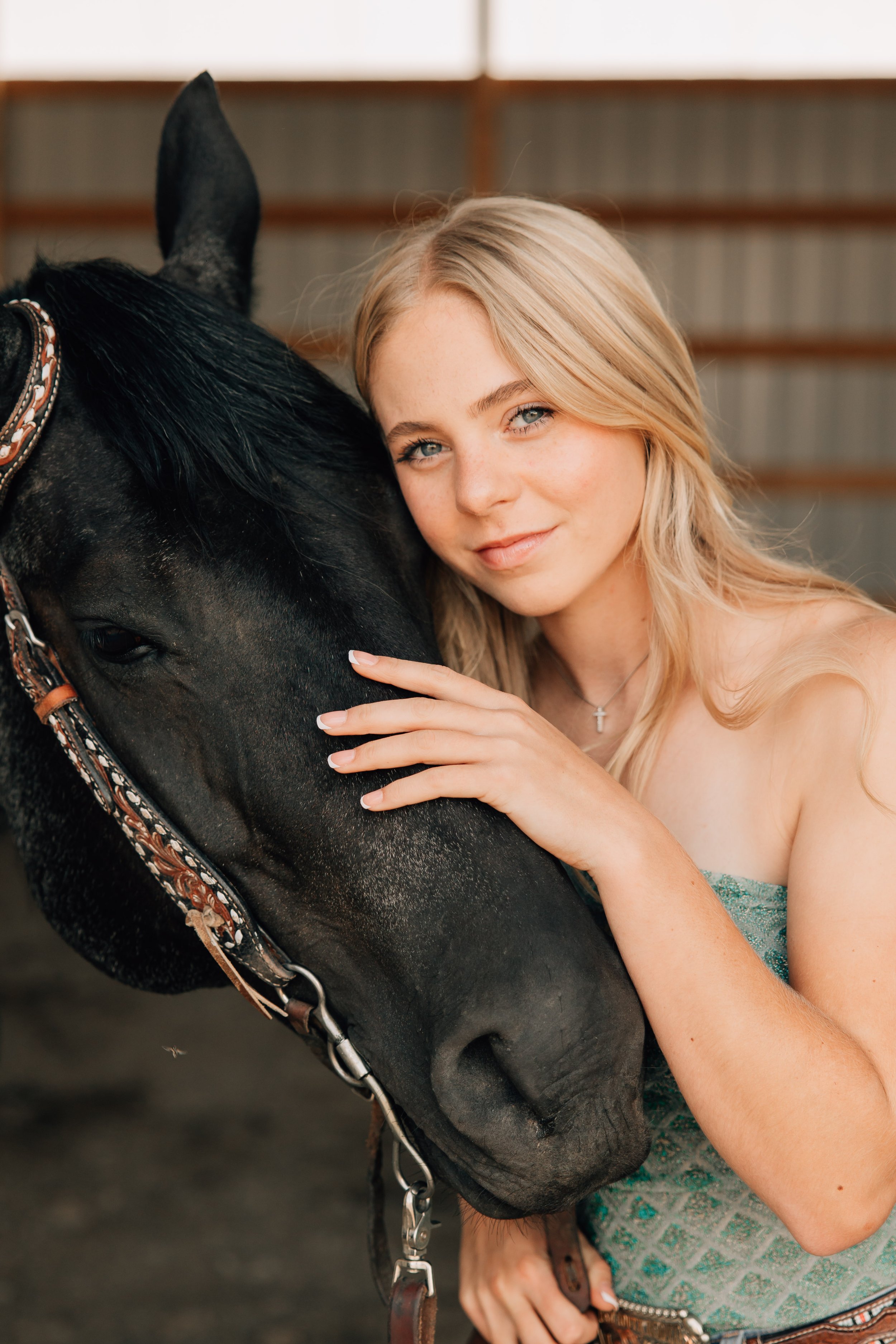 girl and horse photography