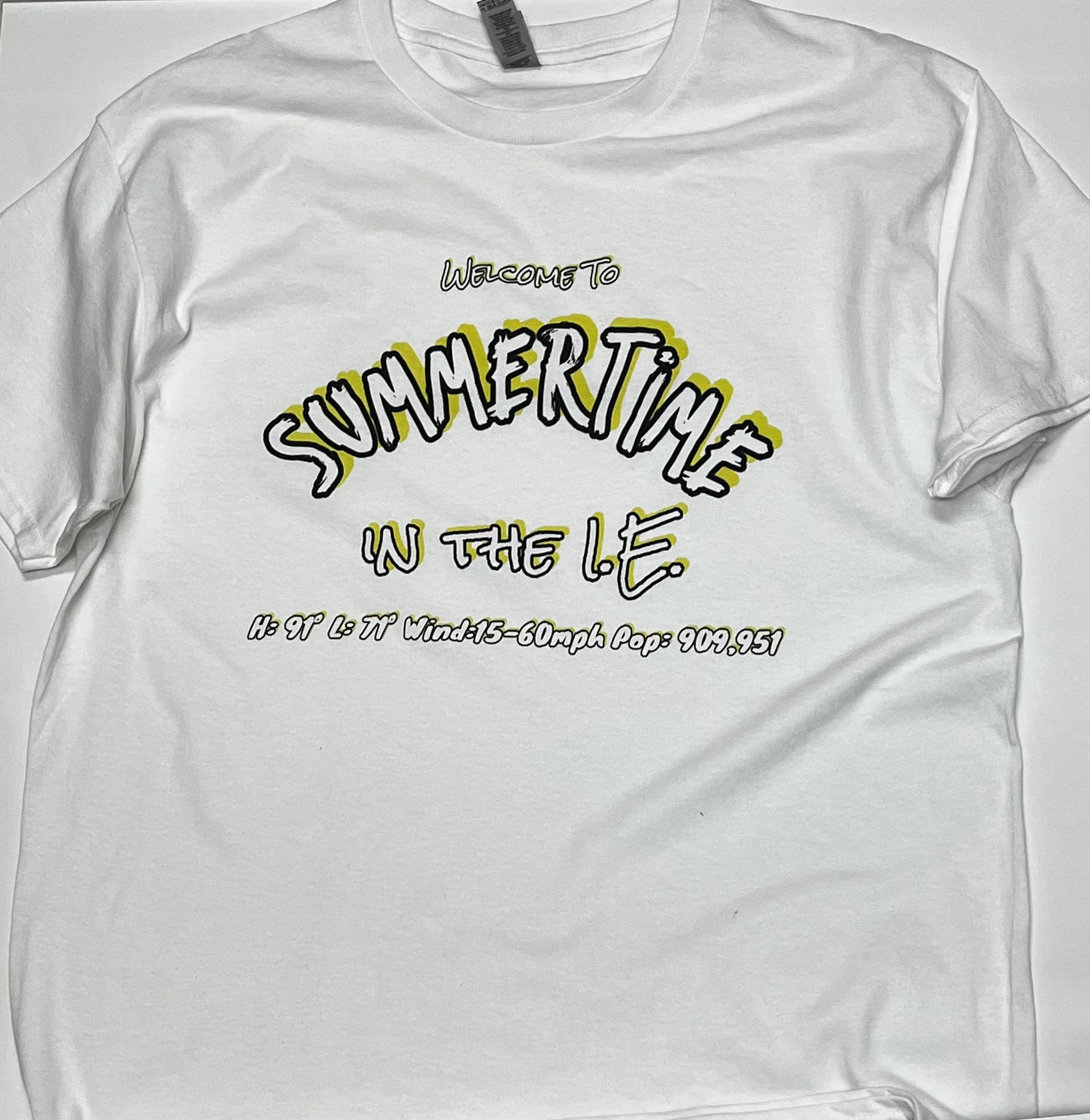 Summertime in the IE Tee (White)