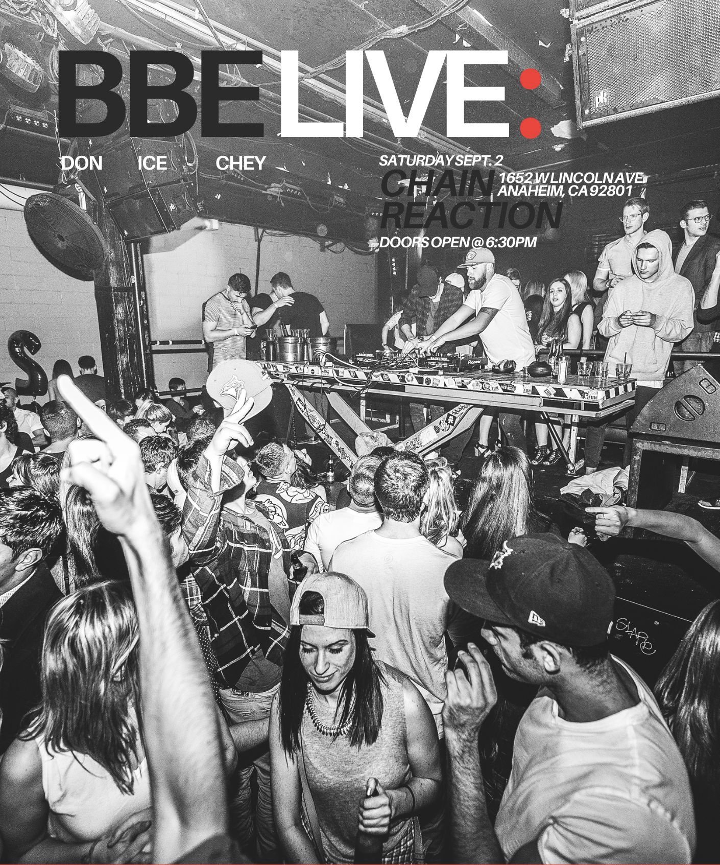 BBE Live: Don, Ice & Chey @ Chain Reaction