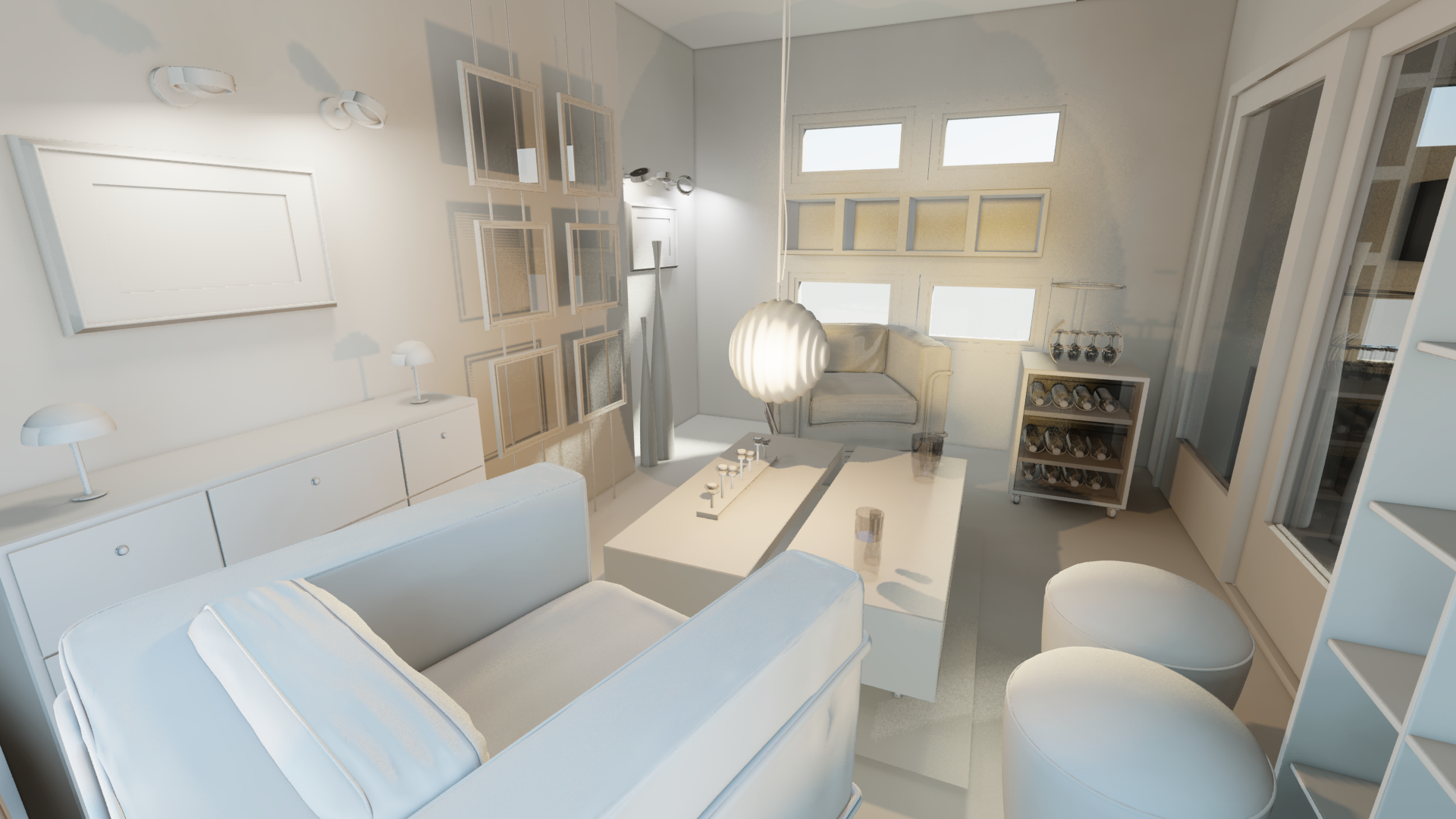 3D Renders with no textures applied