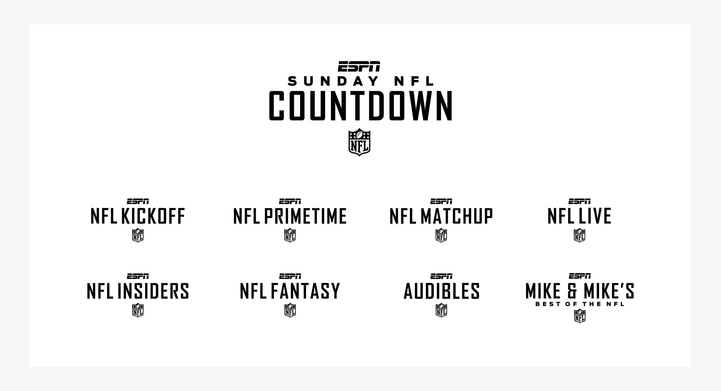 Name Treatments applied to Visual concepts