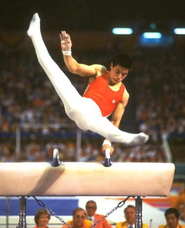 Li Ning won three gold medals in 1984 Los Angeles Olympic Games