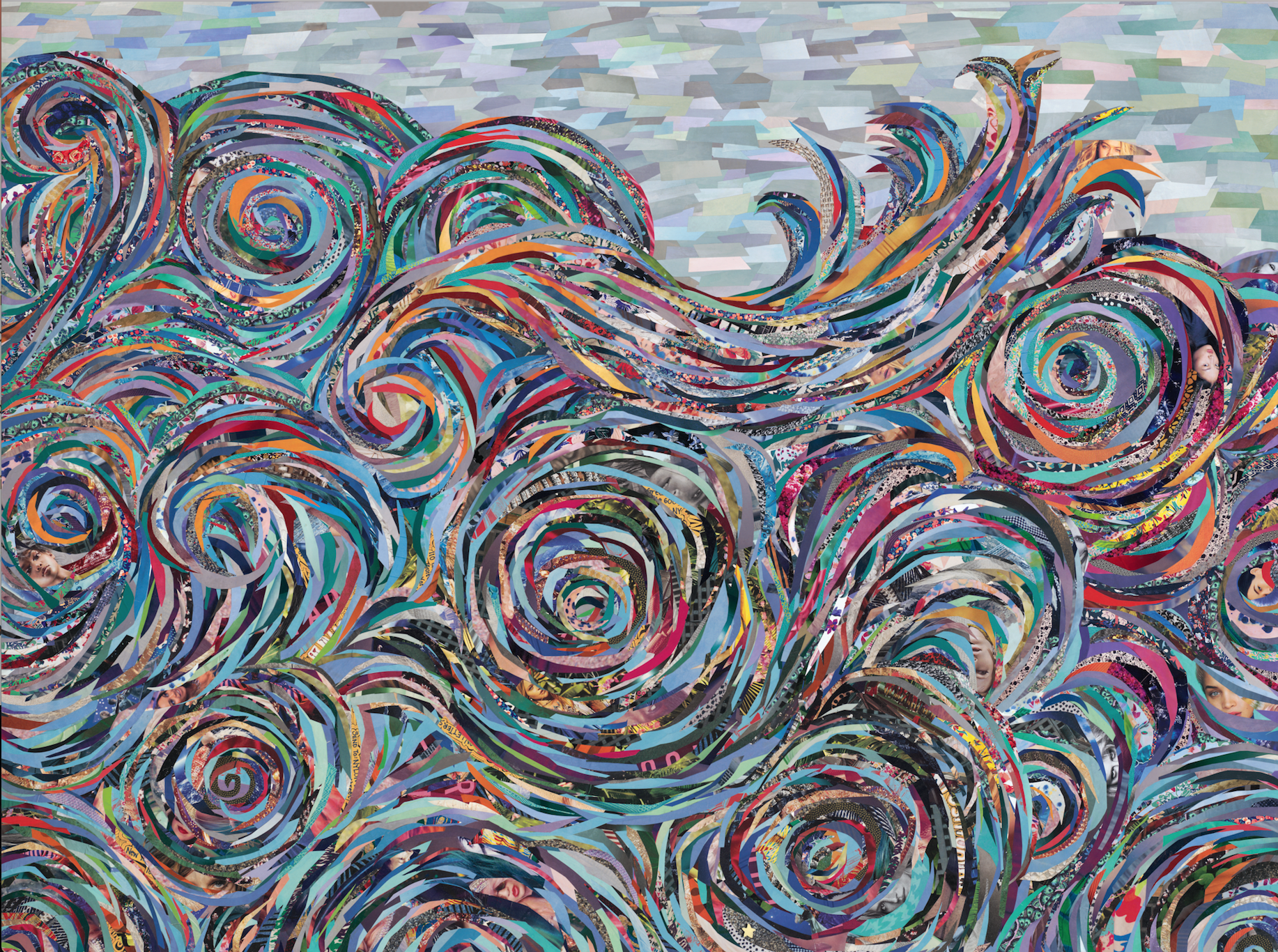 Caralena Peterson-%22The Wave%22-38X48-Magazine Collage on Canvas- 2018-$3500.png