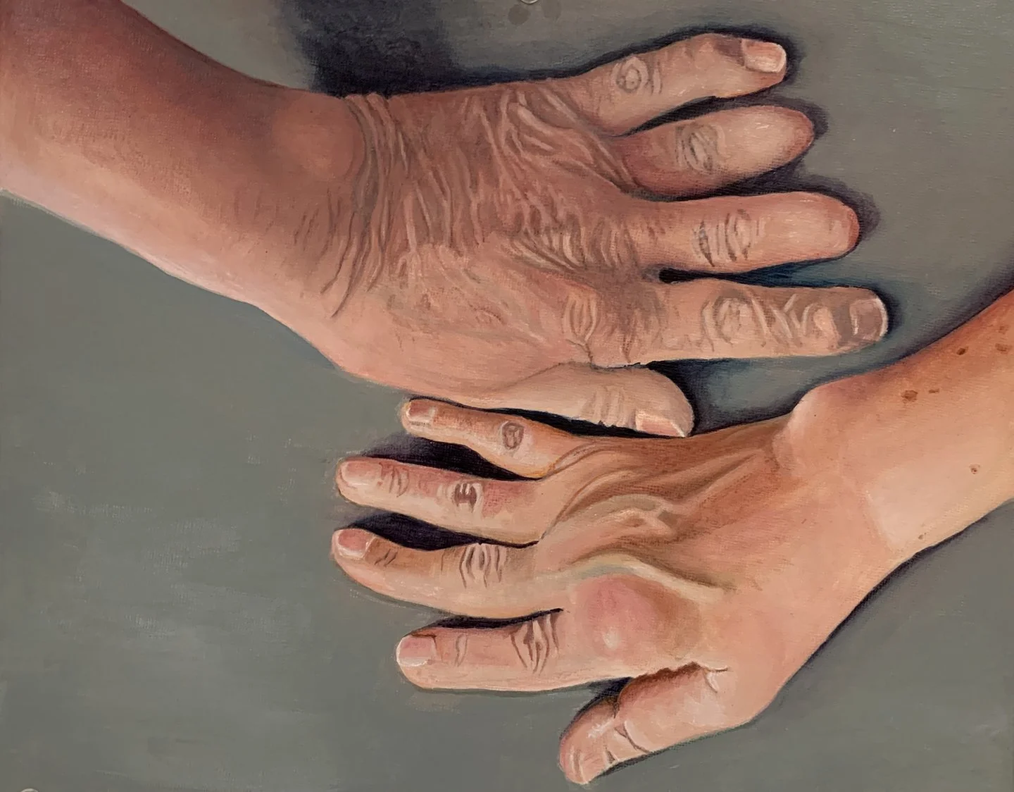 Dave's Hand and My Hand 2