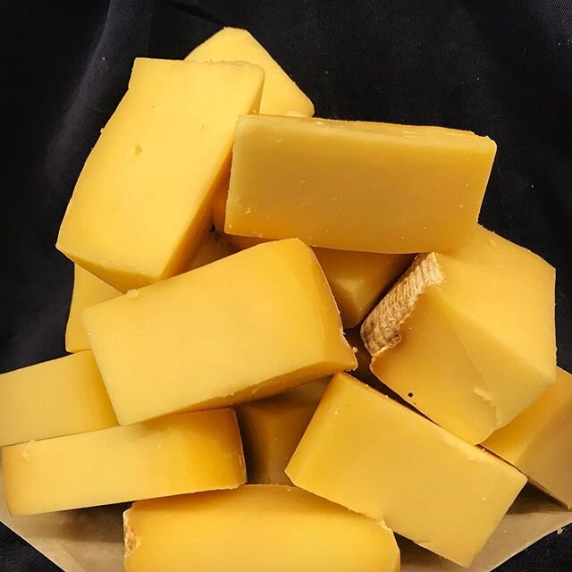 Have you tried our Riveter cheese? This caciocacallo-style  cheese is aged for 4 months until smooth and semi-firm, perfect for slicing, snacking, or melting! Swing by @thevillagetc for a wedge today. #caciocavallo #michigancheese #cheeseplease #arti