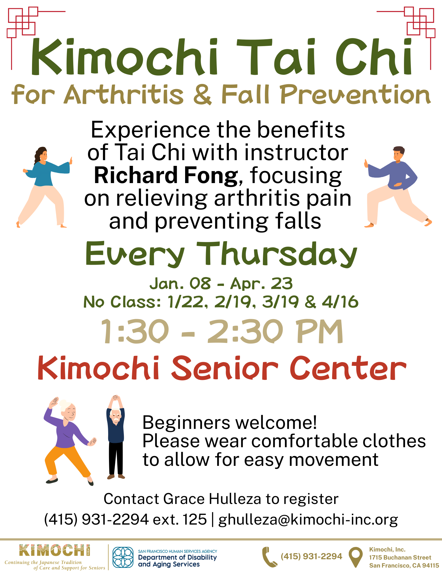 Tai Chi for Arthritis &amp; Fall Prevention