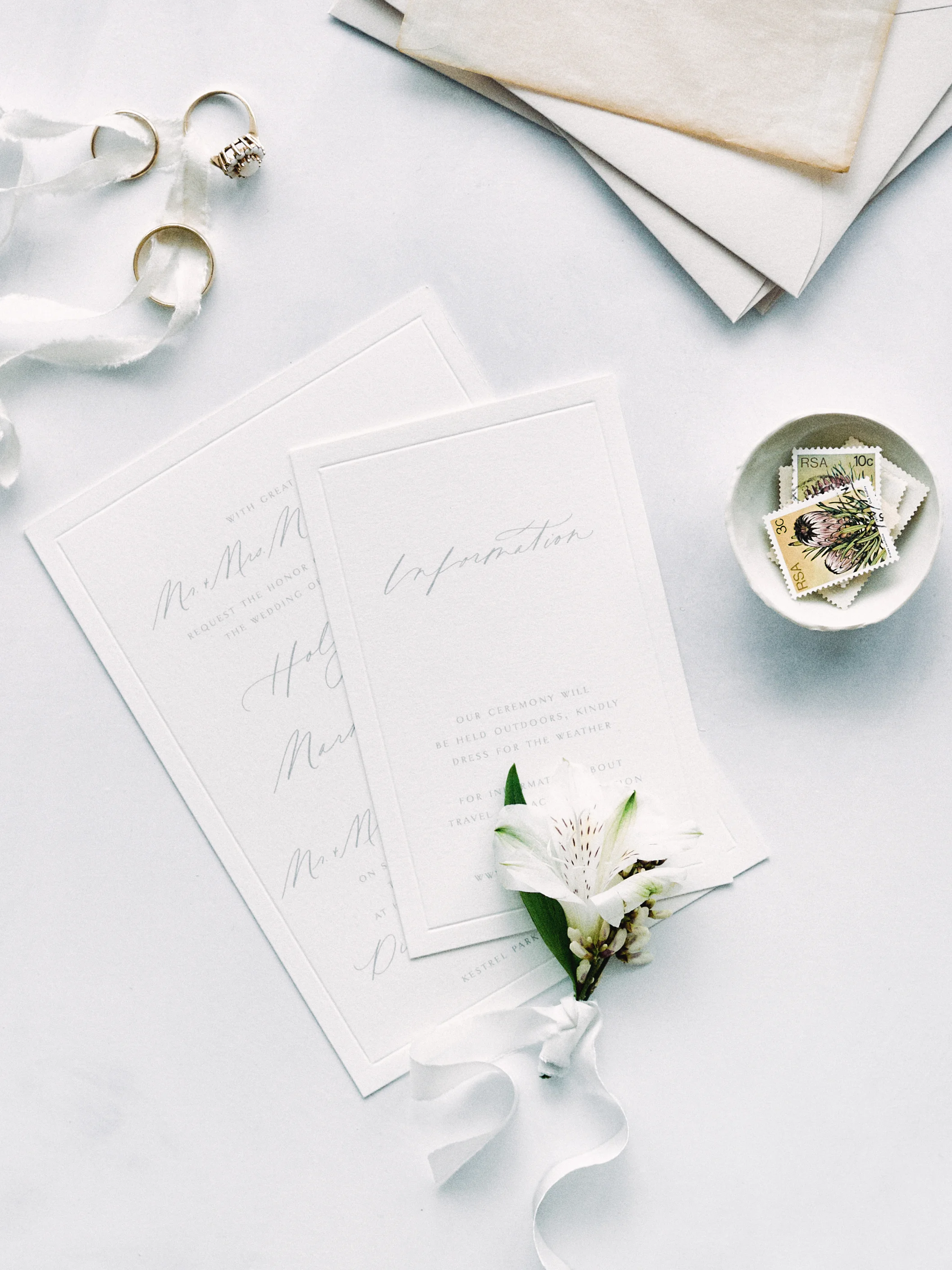 “A flat-lay doesn’t have to include every piece in one photo, framing key elements can help create an interesting and dynamic photo or series of photos.”