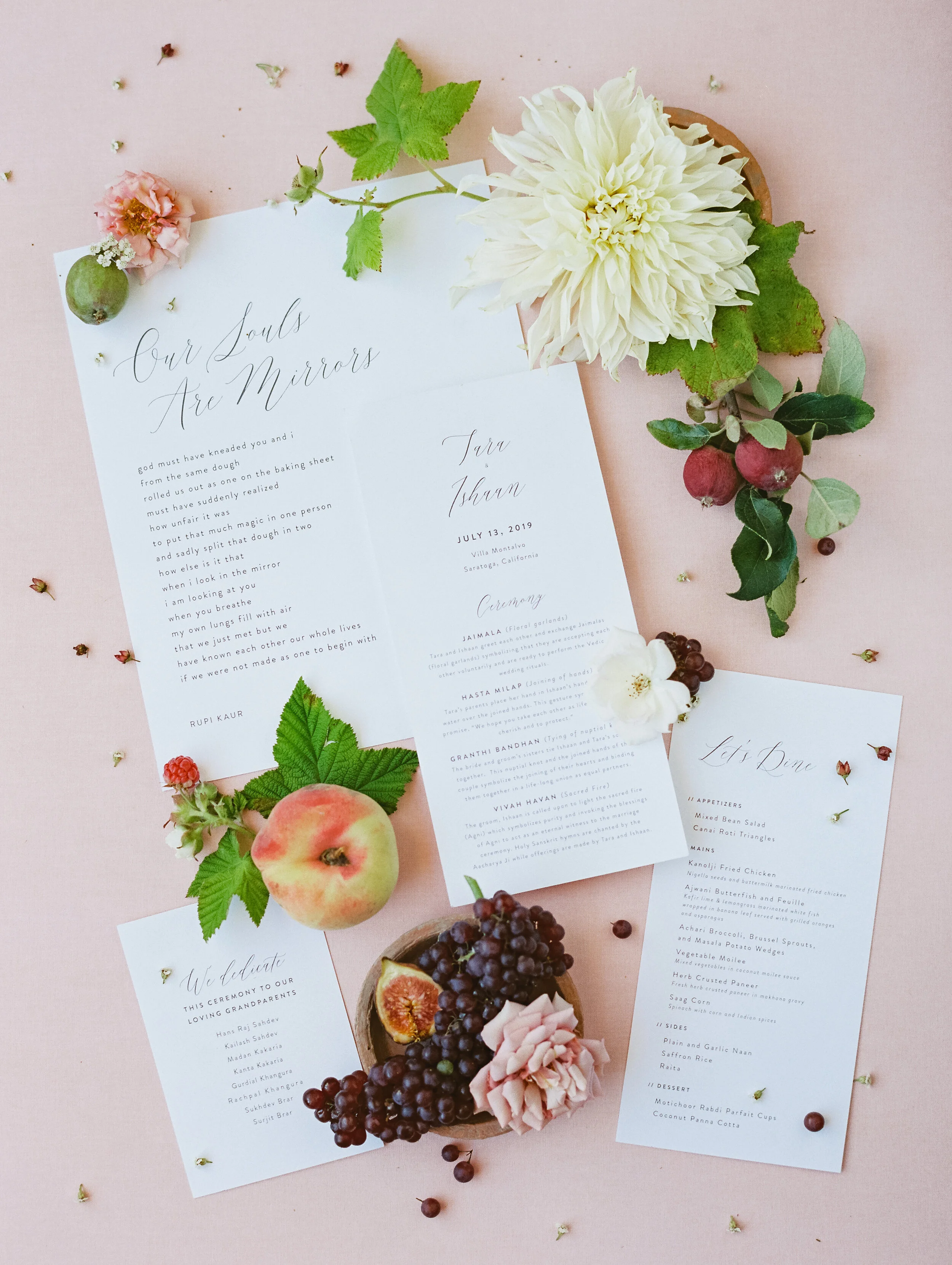 “I've strategically planted the most popular wedding flowers in my garden and snip as needed when styling.”