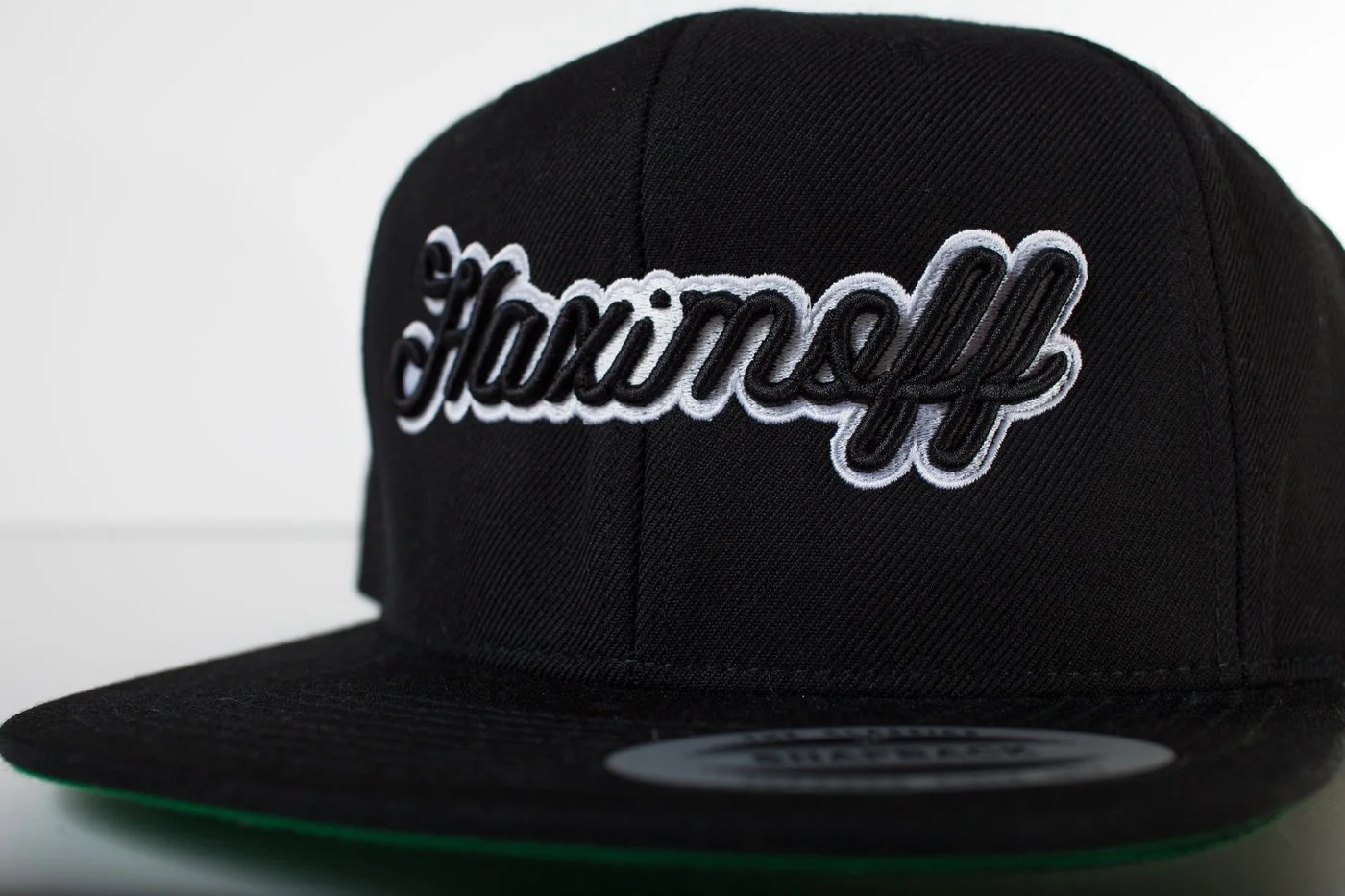 3-D embroidery by Hirsch Solutions PRODUCT PICK: Check out our YUPOONG Classic Flat Bill Snapback .