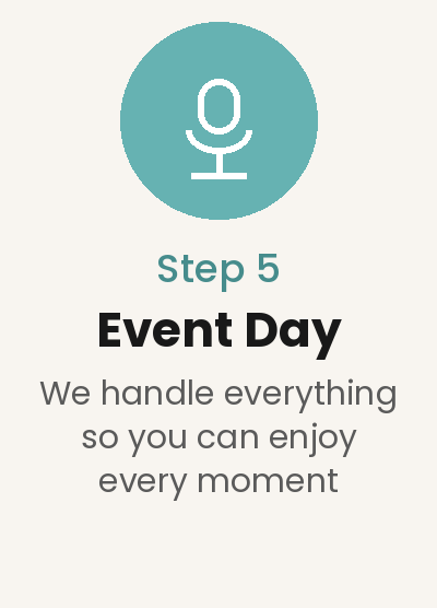 Sit back and enjoy your event, weddings, quinceañeras, corporate events, and milestone celebrations.