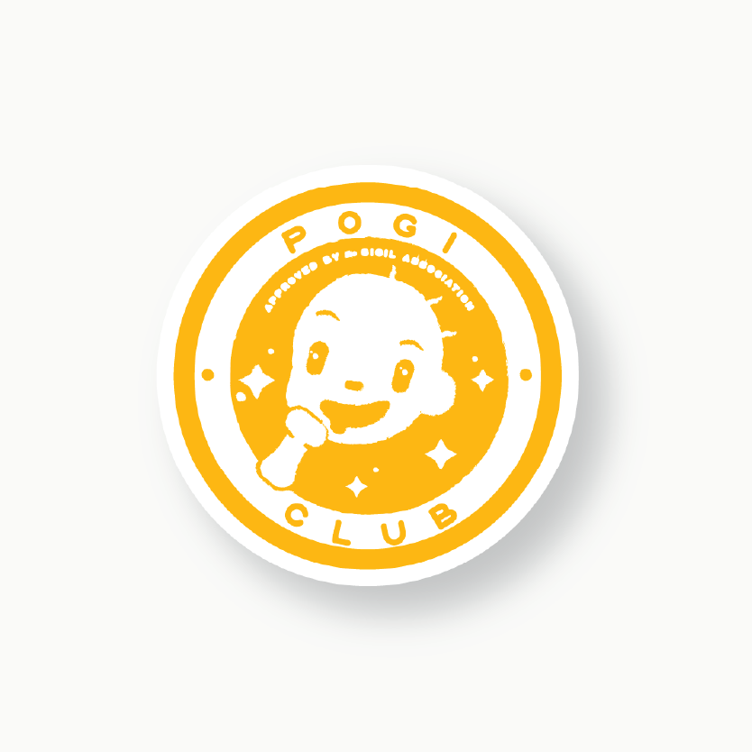 Pogi Club - Hollographic Sticker
