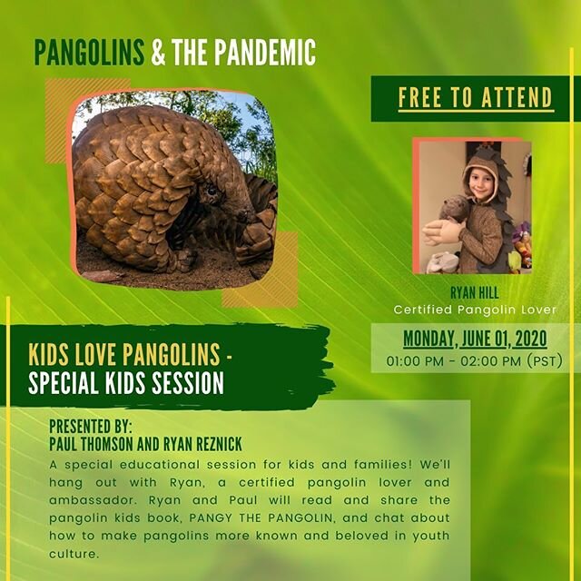 Thank you so much to everyone who has joined us so far for our virtual conference series &ldquo;Pangolins &amp; the Pandemic.&rdquo; We hope we&rsquo;ve been able to offer you some brief moments of education and entertainment but we&rsquo;re not quit