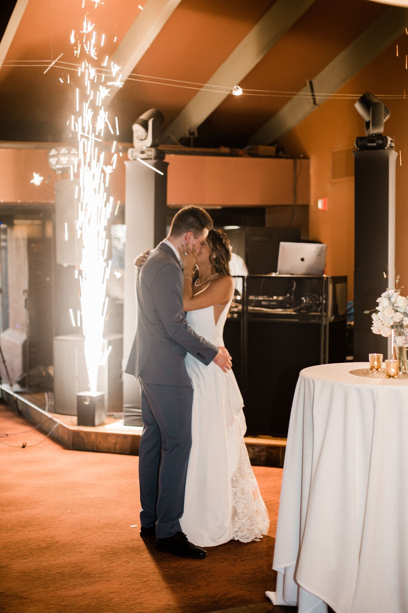 Do you want sparklers during your first dance? 

Our sparklers are customized to be cold to be safe inside and around guests. 

Check out our website for more information!