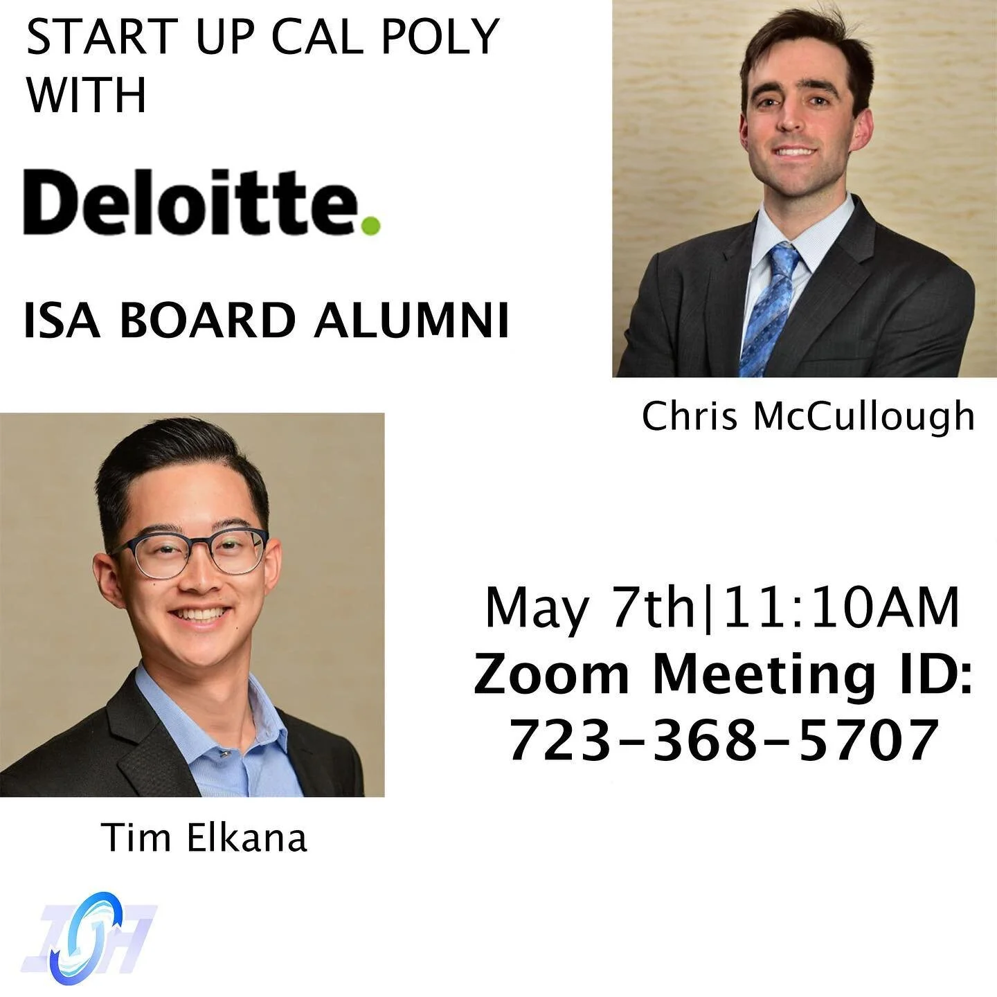 Join us this Thursday at 11:10. Deloitte will be presenting and talk more about the StartUp competition. See you there!