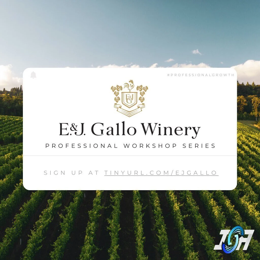 As career fairs are just around the corner, come receive professional tips and tricks to navigate your virtual professional world! E&amp;J Gallo Wine Sales Company, ranked #14 Best Place to Work, is offering a FREE professional workshop series for th