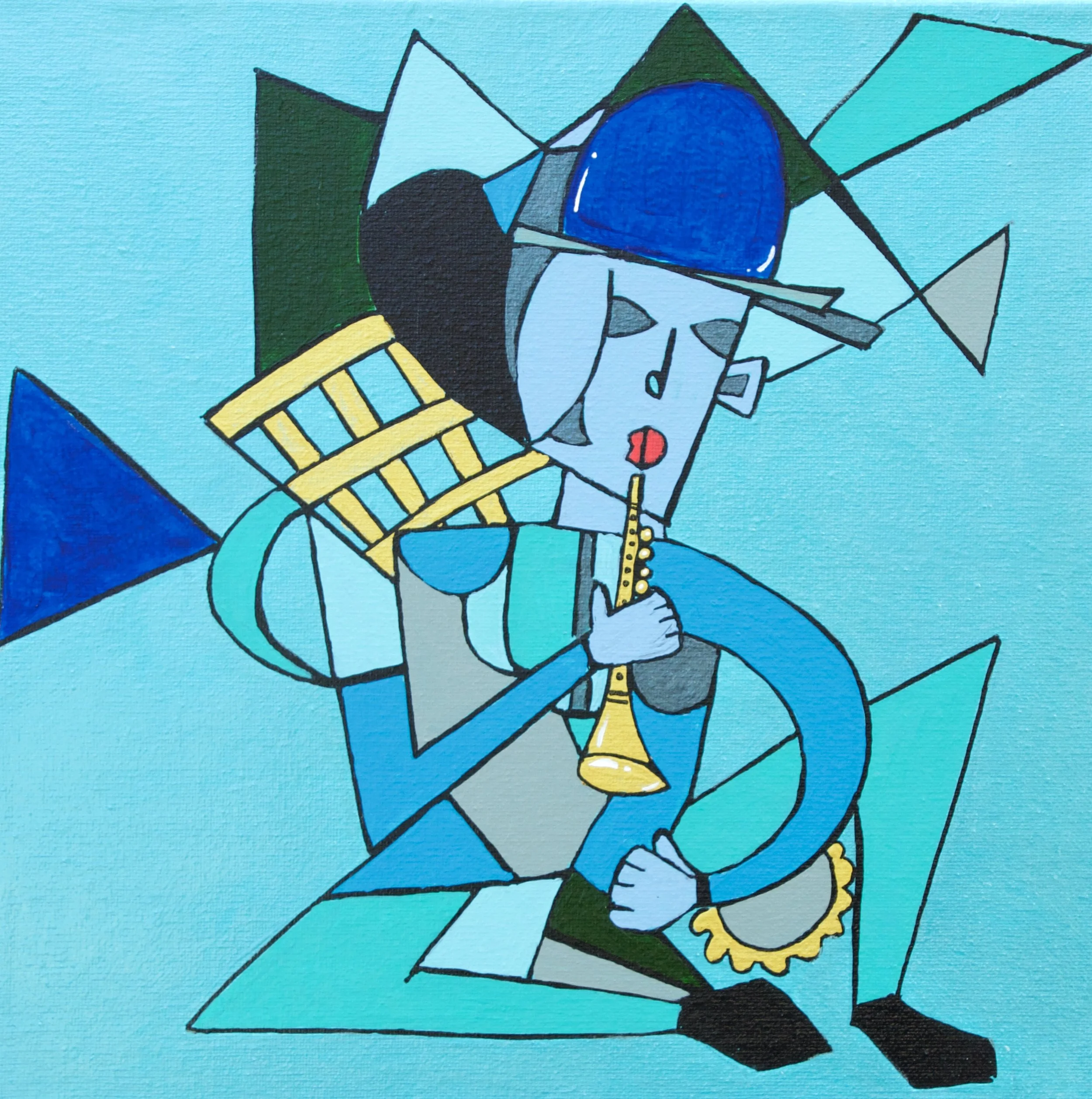 Blue Musician