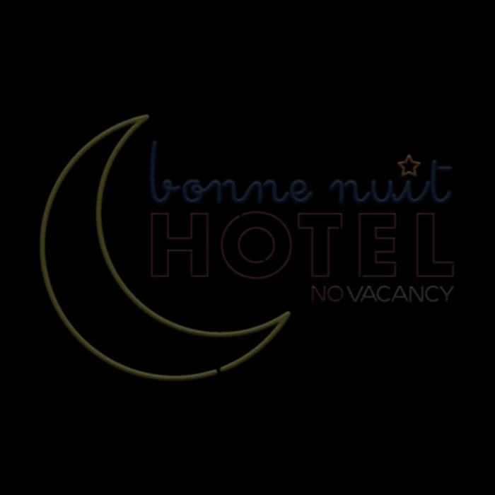 My hommage to no tell motels and neon signs.