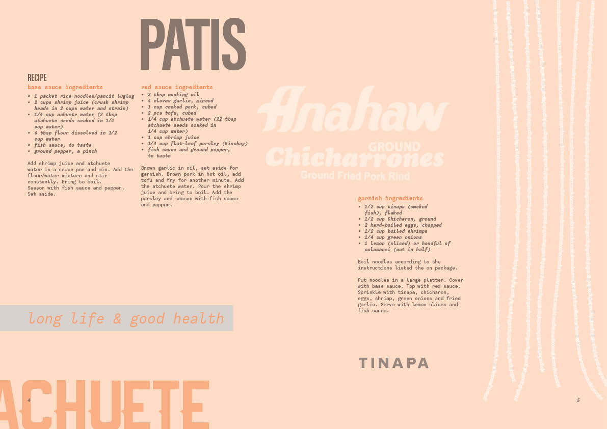 As the story progressed/the pancit palabok cooked, the background color darkens.