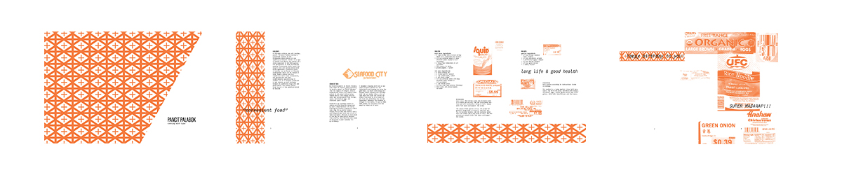 Initial drafts: playing with layout in order to tell a story and get the tone just right.