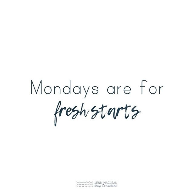 Happy Monday!⁣
⁣
As much as I love the weekend, I also love the fresh start each Monday brings.⁣
⁣
It's a new week, and a chance to do something different.  Whether your Monday goals are big or small (i.e. taking a shower or taking over the world), I