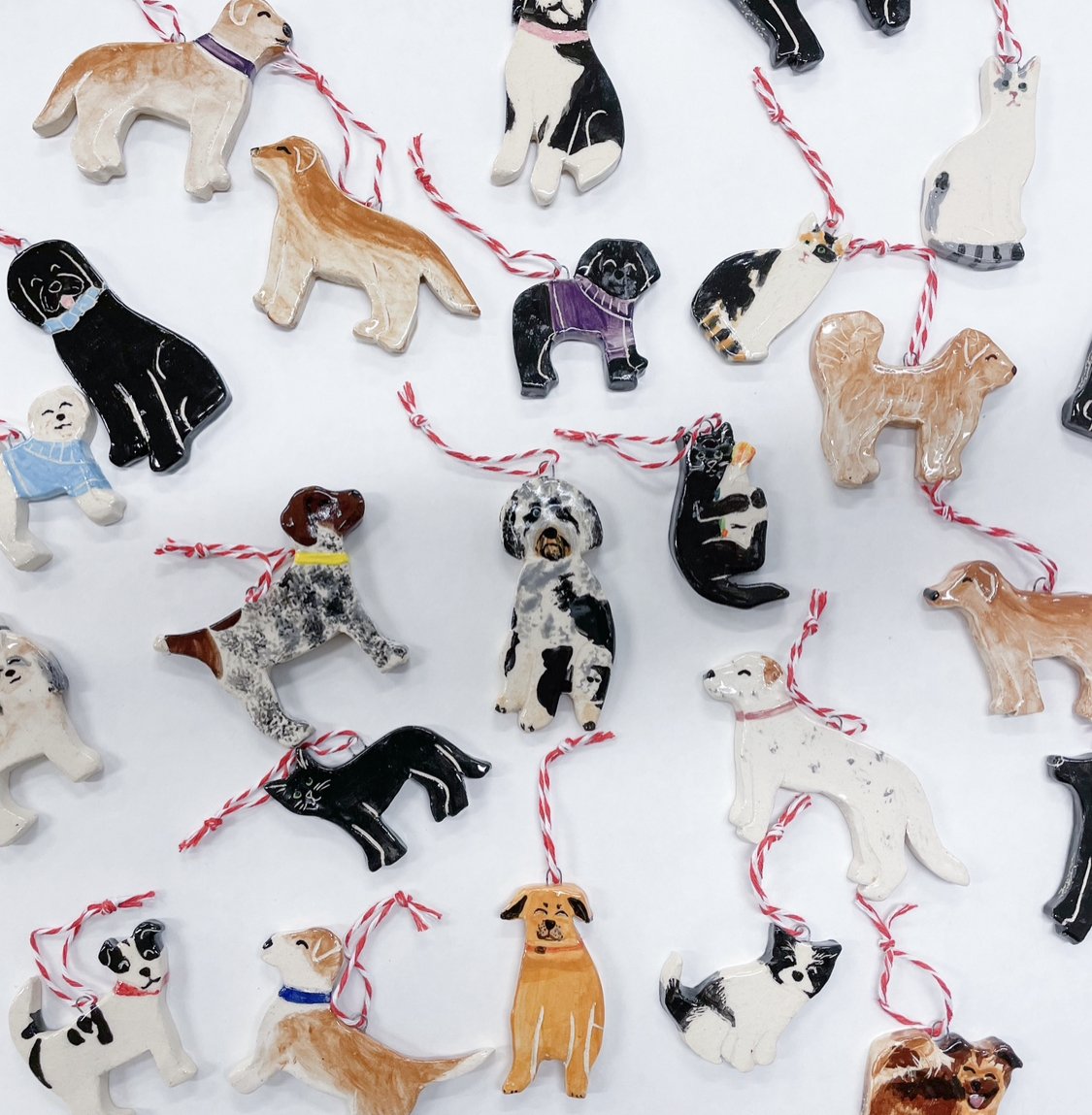 Custom dog ornament