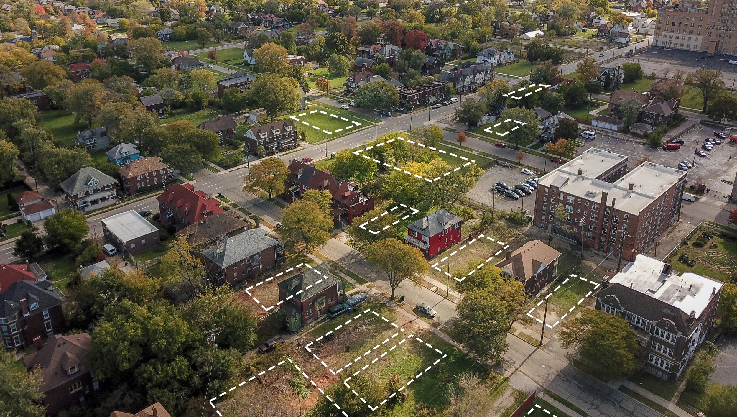 North End, 2018 - Vacant parcels