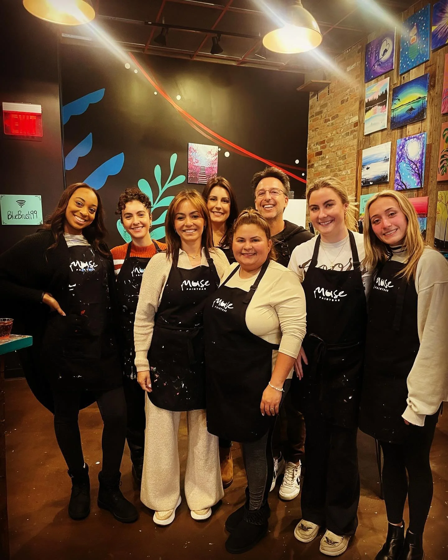 Holiday fun with this amazing group 🎨👩&zwj;🎨👨&zwj;🎨