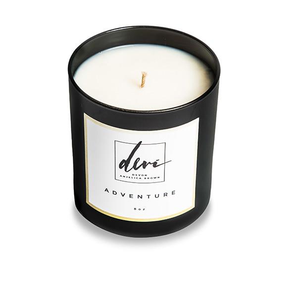 Devi Brown karma bliss Relaxing 'Devi' Meditation Candle – (Adventure Scent) 