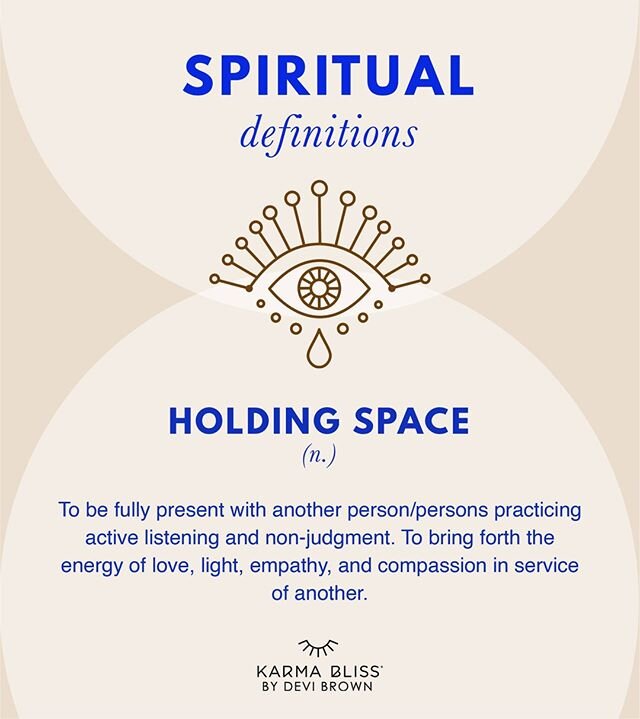 This is the best time to practice holding space for a friend, family or even complete stranger. Lovingly listen with complete compassion, no distractions and no judgment.

Drop a ❤️ if you're ready to lovingly hold space in your next conversation!