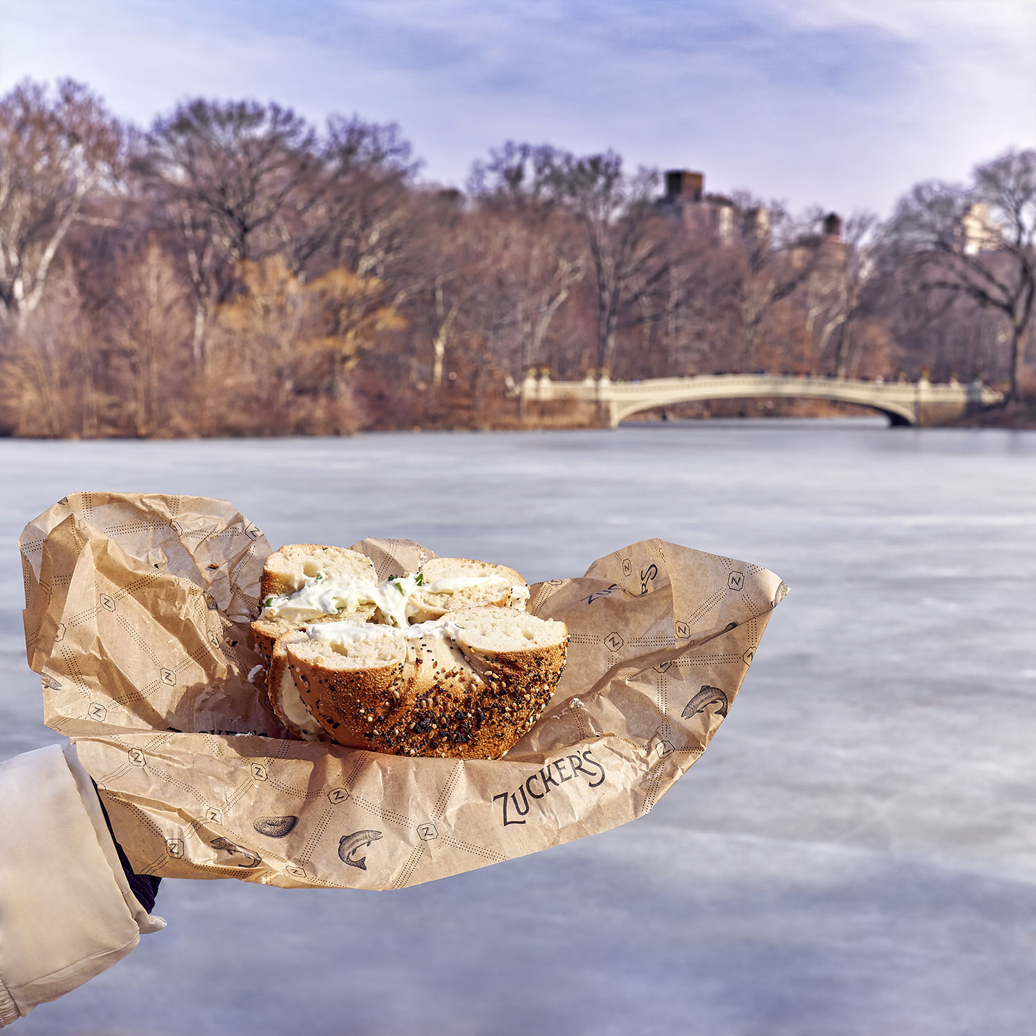 Zucker's Bagel In Central Park After Shot