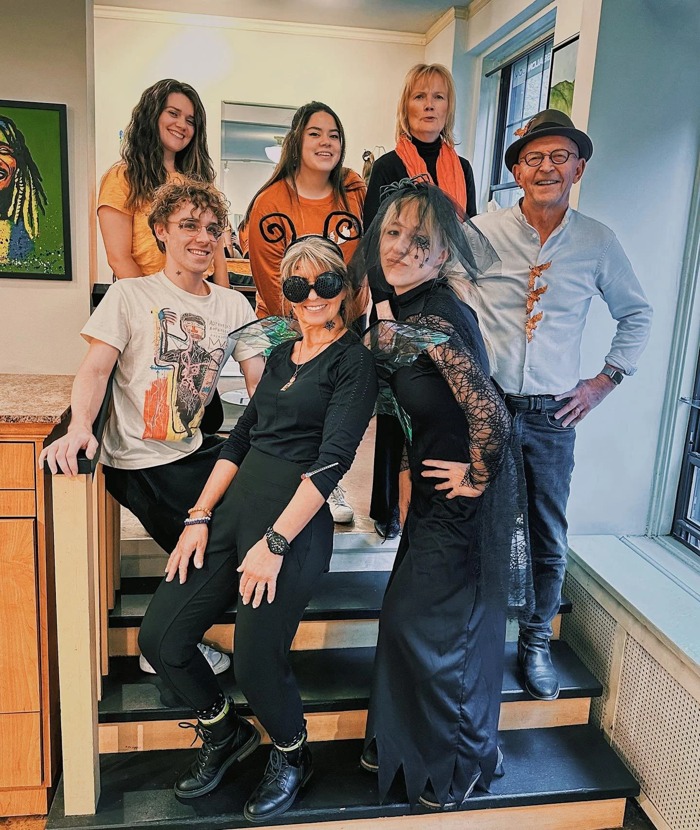 Happy Halloween from your favorite crawling critters at J. Andrews Salon! 🕸️🕷️🪰🦋
.
.
.
#salon #halloween #costume #avedasalon #stylists #goldcoastsalon #chicagosalon #spooky #chicagostylists #familyfriendlysalon #