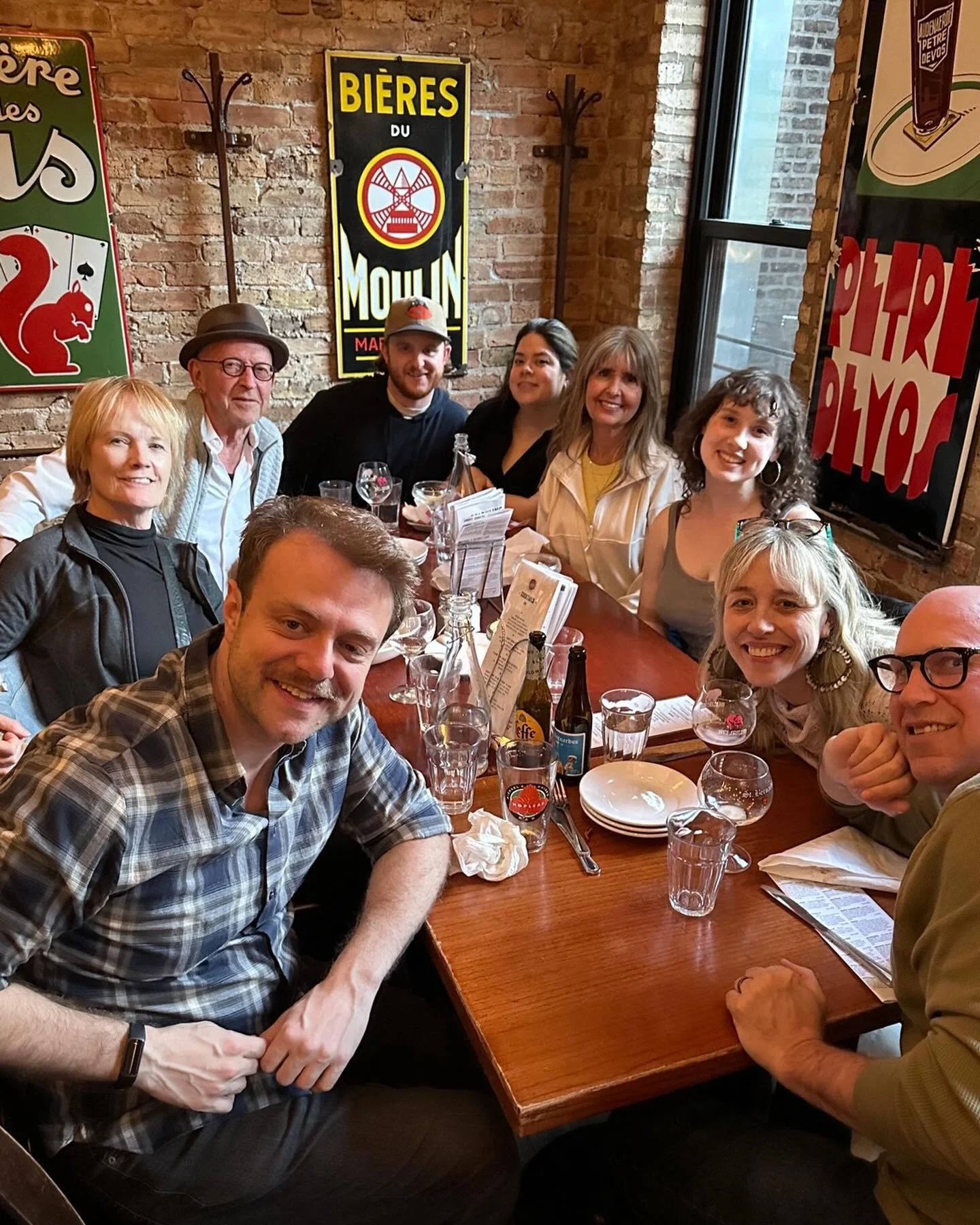 A J Andrews Salon team outing at our friends&rsquo; Michael &amp; Louise&rsquo;s Hopleaf Bar and Restaurant / wonderful food and beverage in a great space / very much enjoyed it / highly recommended!