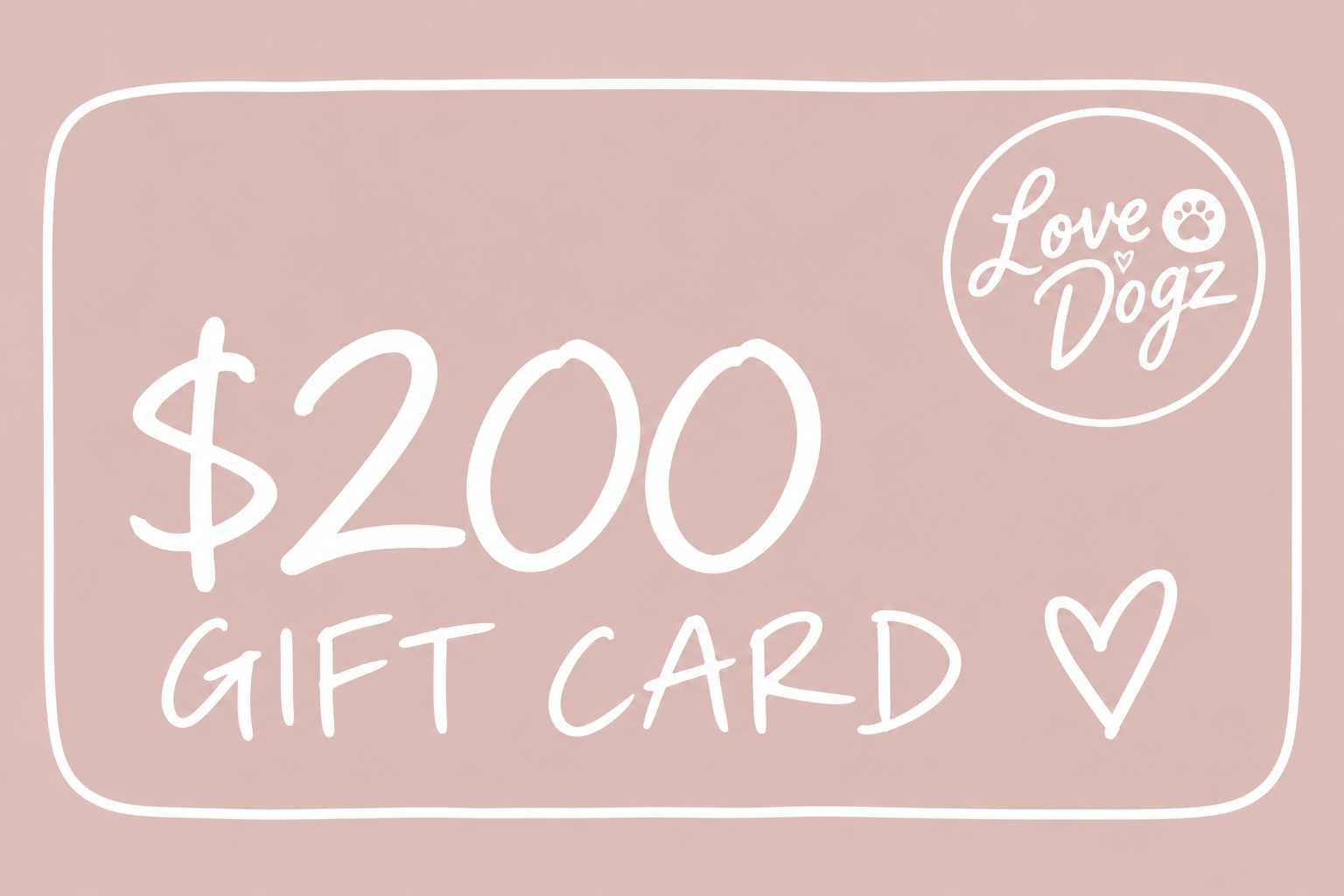 $200 Gift card