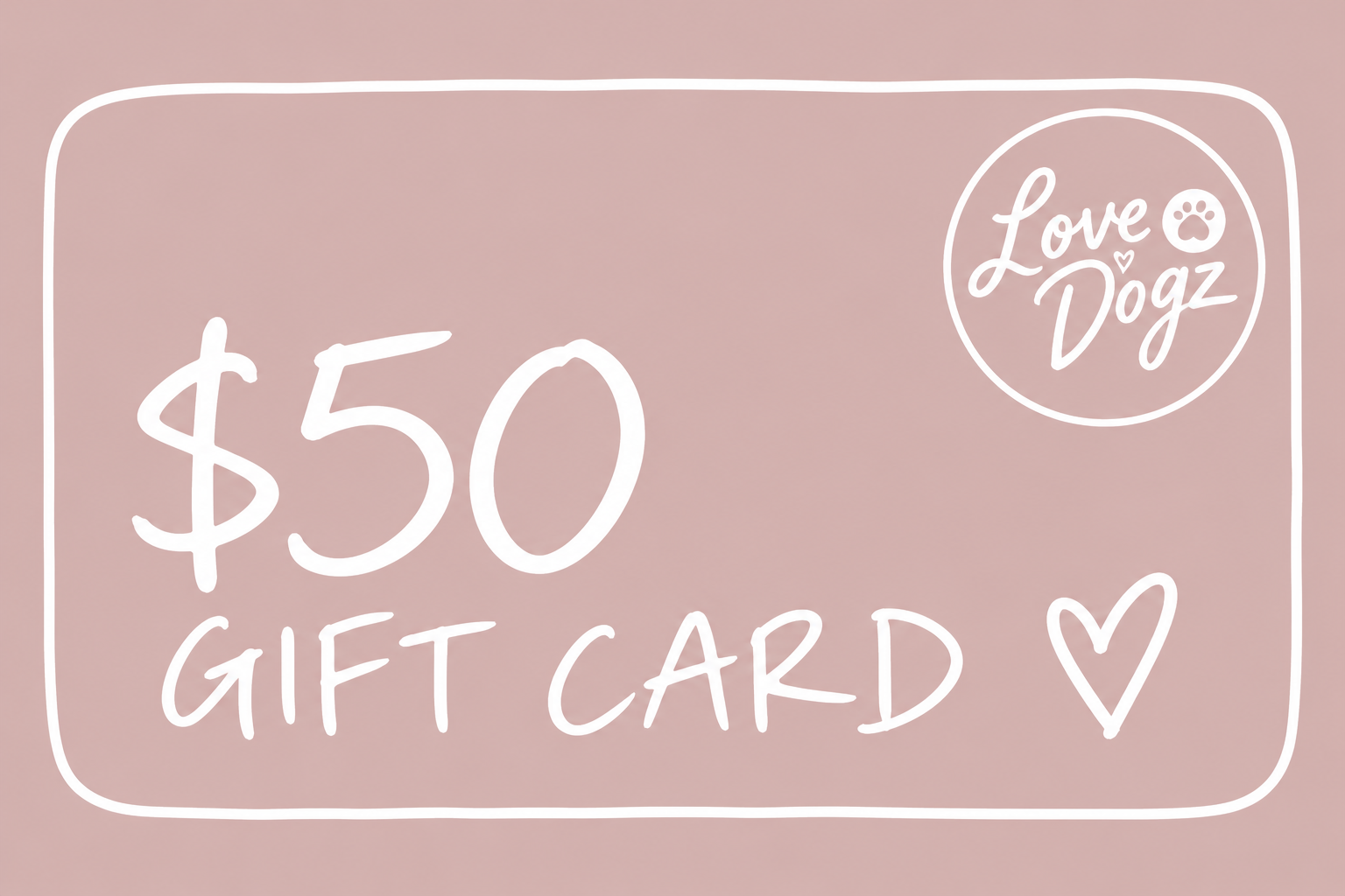 $50 Gift card