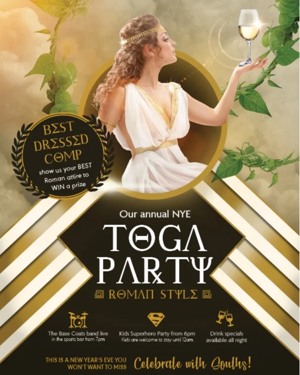 New Years Eve TOGA Party
