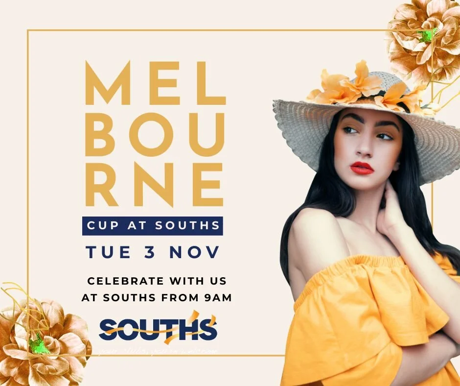 Celebrate Melbourne Cup at Souths Leagues Club on Tuesday, November 3rd 2020   Join us at Souths Leagues Club for a day of fun, excitement and betting for the race that stops the nation! We have plenty in store for the day from sweeps, drink specials, bistro &amp; cafe specials, betting prizes &amp; a professional photographer to capture the day!  The action kicks off from 9am in the sports bar with the TAB live &amp; loud for all those serious punters. The cafe is open from 9am and the bistro is open from 12pm to enjoy all your Souths favourites.  More information is to come however in the meantime click interested on our facebook event to stay up to date:   Lets celebrate the race that stops the nation together at Souths!