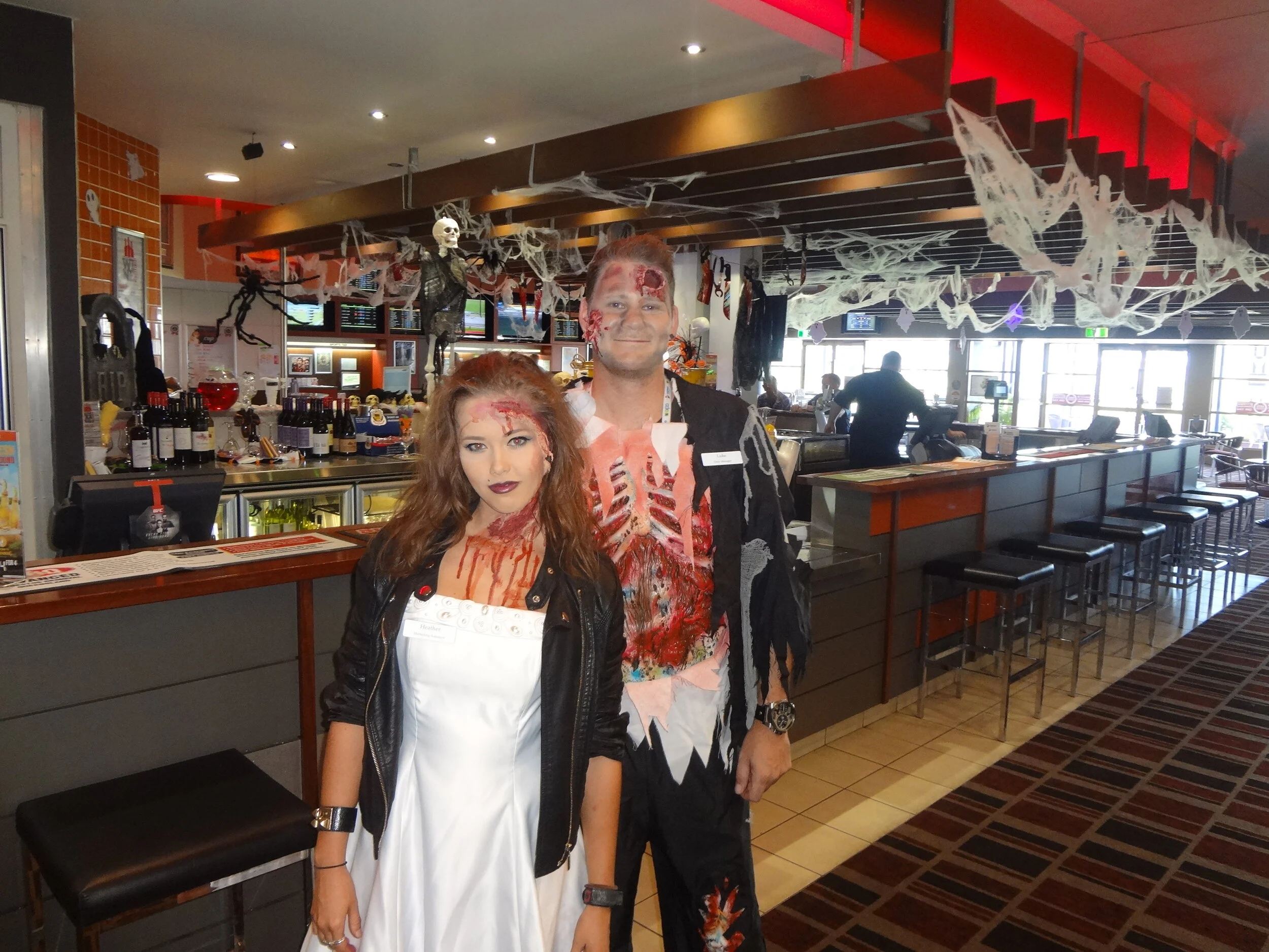 Halloween  is fast approaching and what a great night it will be to celebrate together!  >> We have  FEZ &amp; THE FOX  playing live in the sports bar 6:30pm - 10:30pm! >>  JACK-O-LANTERN  parmie available in the bistro for lunch &amp; dinner >> Halloween  drink specials  available in the bar >> Best dressed adult &amp; child customer prize! >> SOUTHS  $1000  END OF MONTH DRAW FROM 7PM!!  Halloween weekend is one of our favourite weekends of the year, come down and celebrate with us with the family!