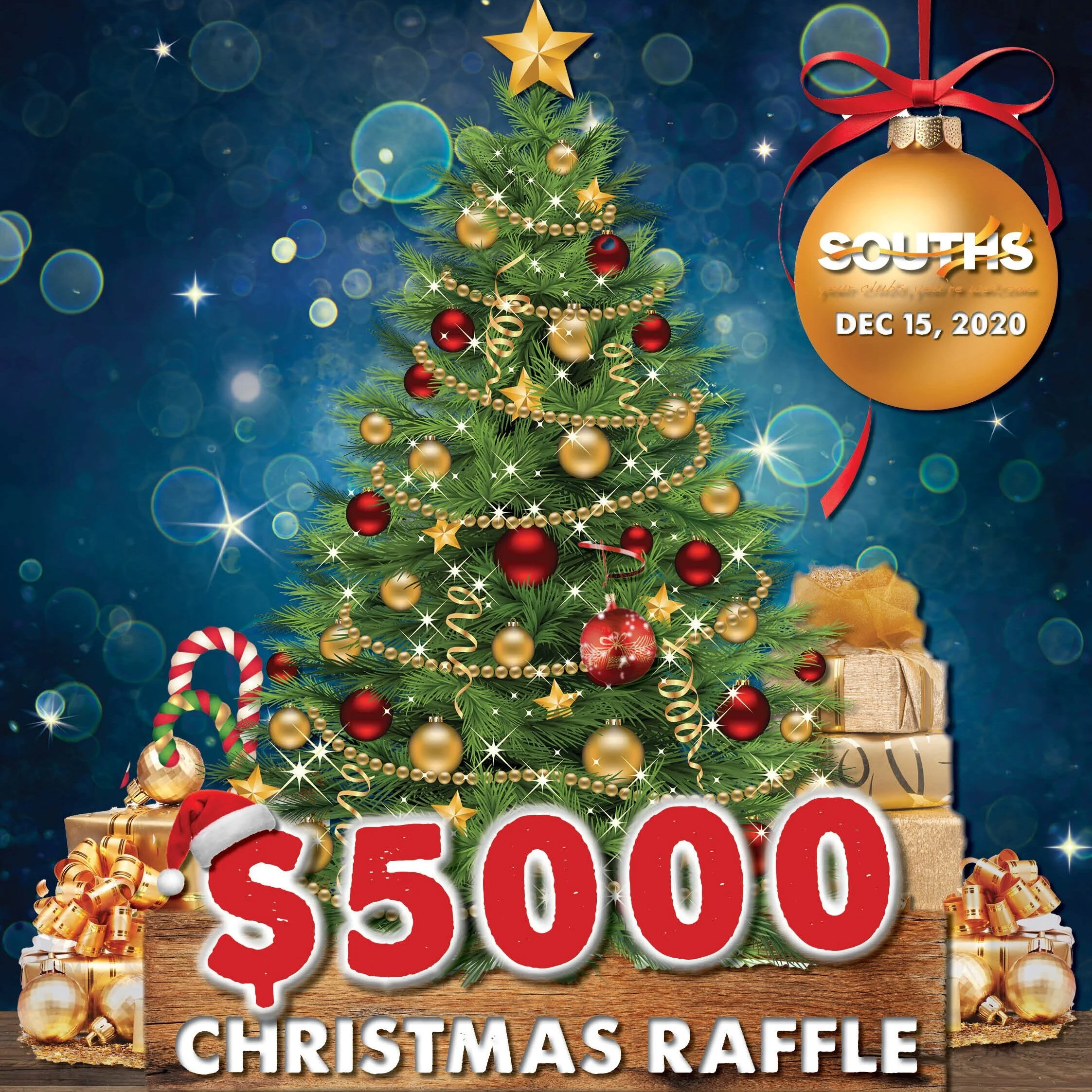 Souths $5000 Christmas Raffle