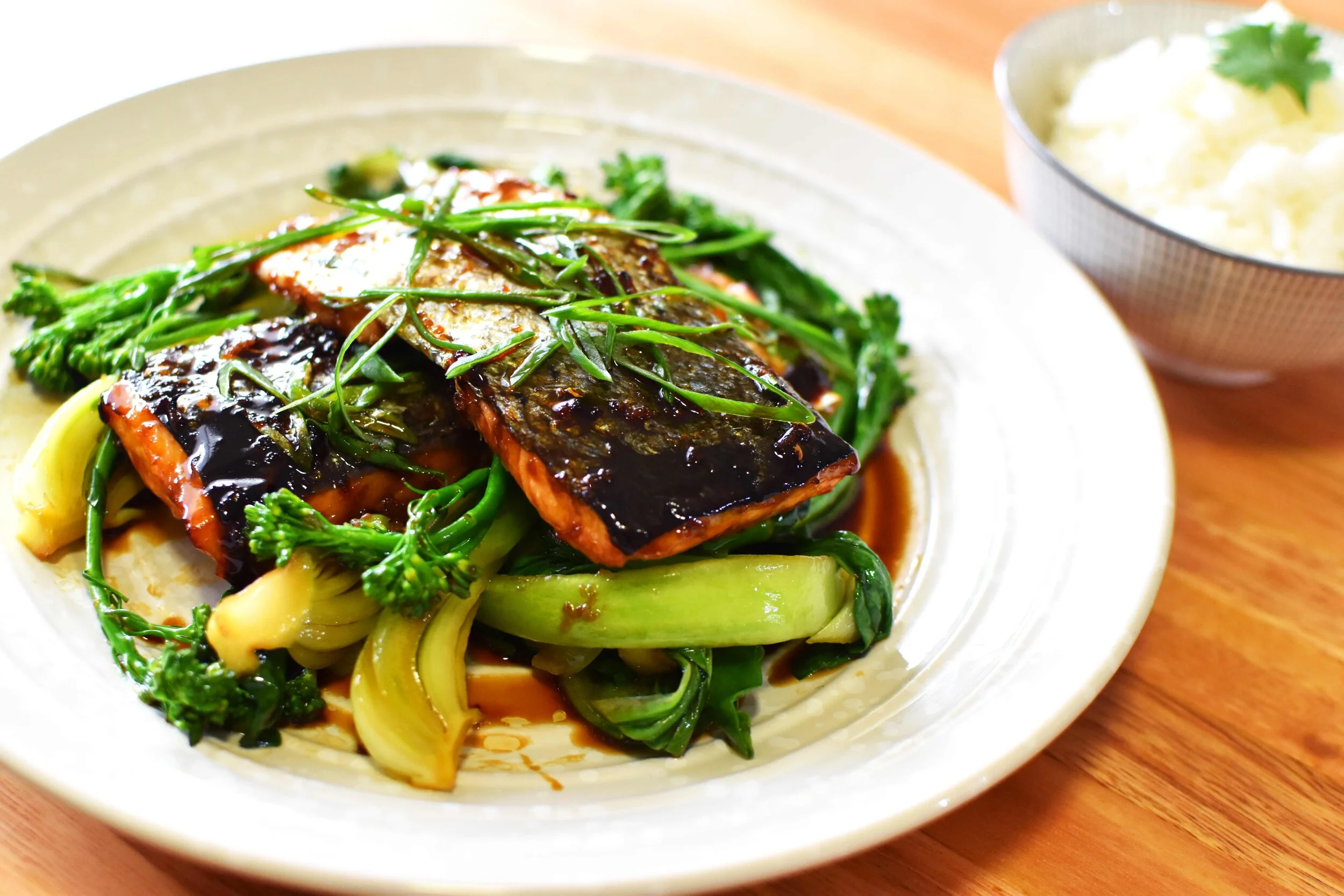 Teriyaki Salmon with Vegetables
