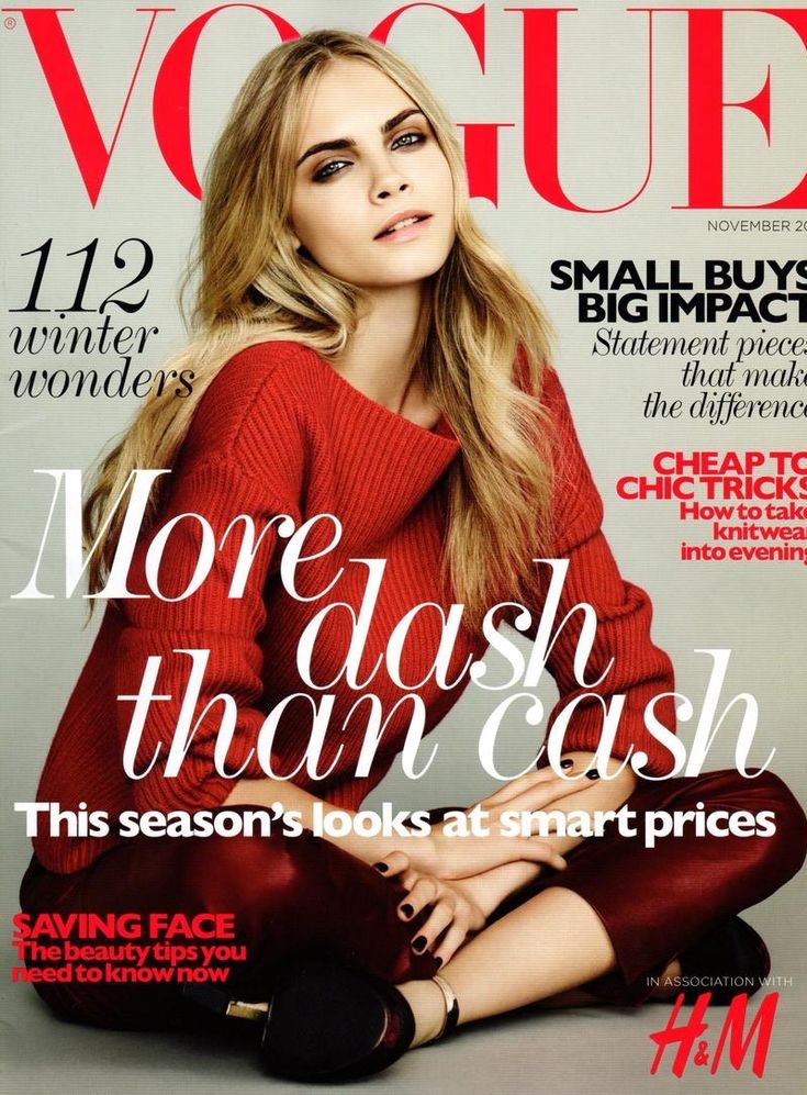CARA’S FIRST VOGUE COVER- HAIR BY ME