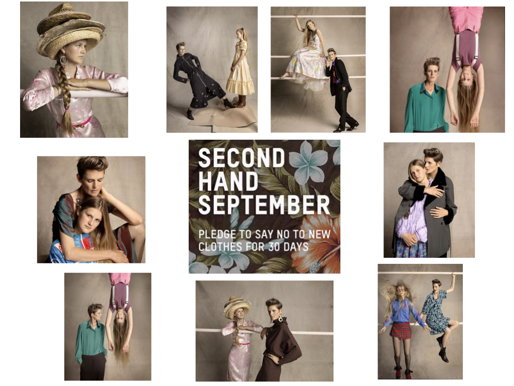 Ph Tom Craig for Oxfam GB “2nd Hand September” Campaign 2019 Styled by Bay Garnett Hair by Neil Moodie. All clothing from Oxfam