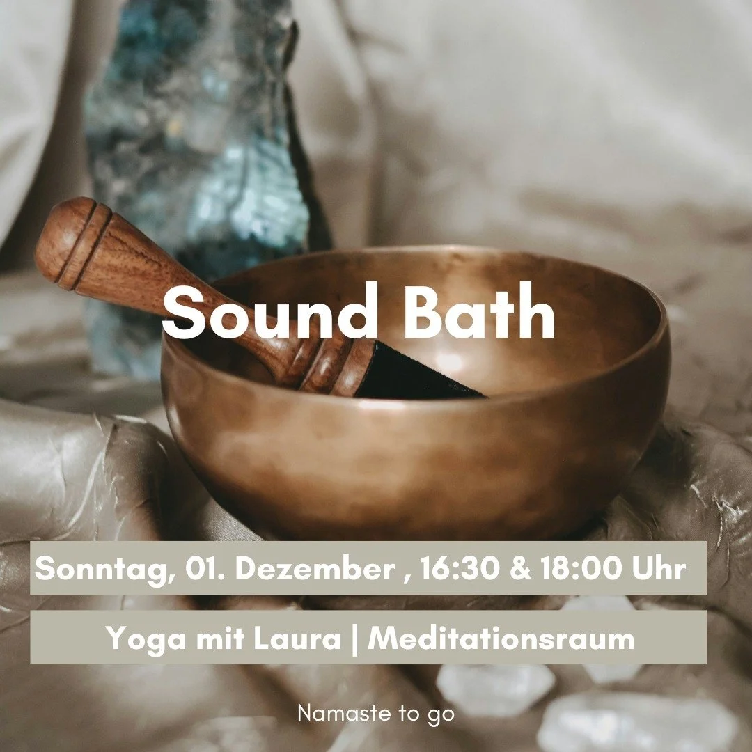 Sichert euch die letzten Pl&auml;tze! 

Ein Sound Bath ist mehr als nur eine Meditation &ndash; es ist eine Reise, bei der Klang dich in eine tiefe Entspannung f&uuml;hrt. Tauche ein in die beruhigenden Vibrationen der Kristallschalen und erlebe, wie