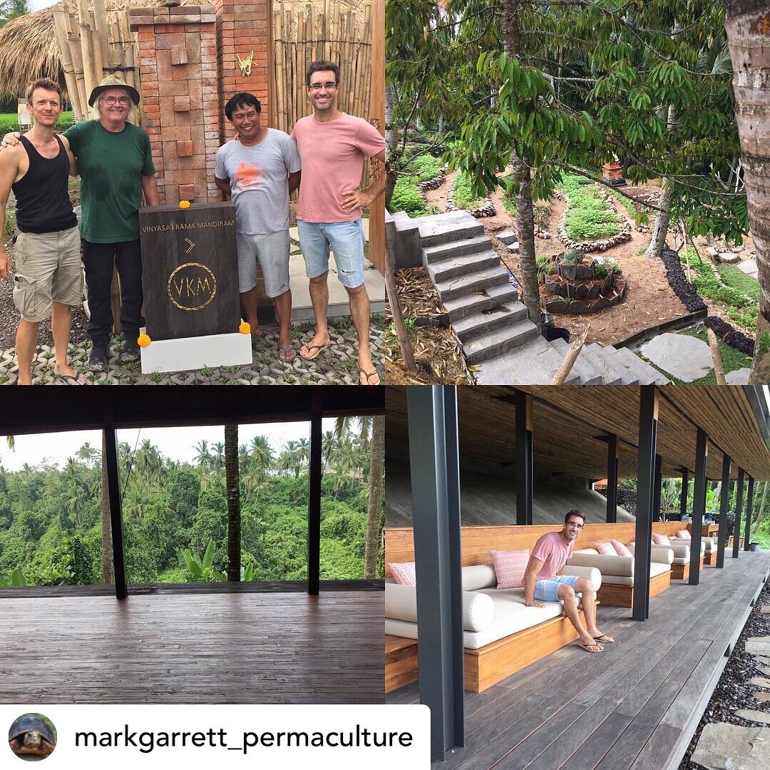 VKM - A shala with a view and also a Permaculture Eco system supplying fresh food and sustainable natural systems.