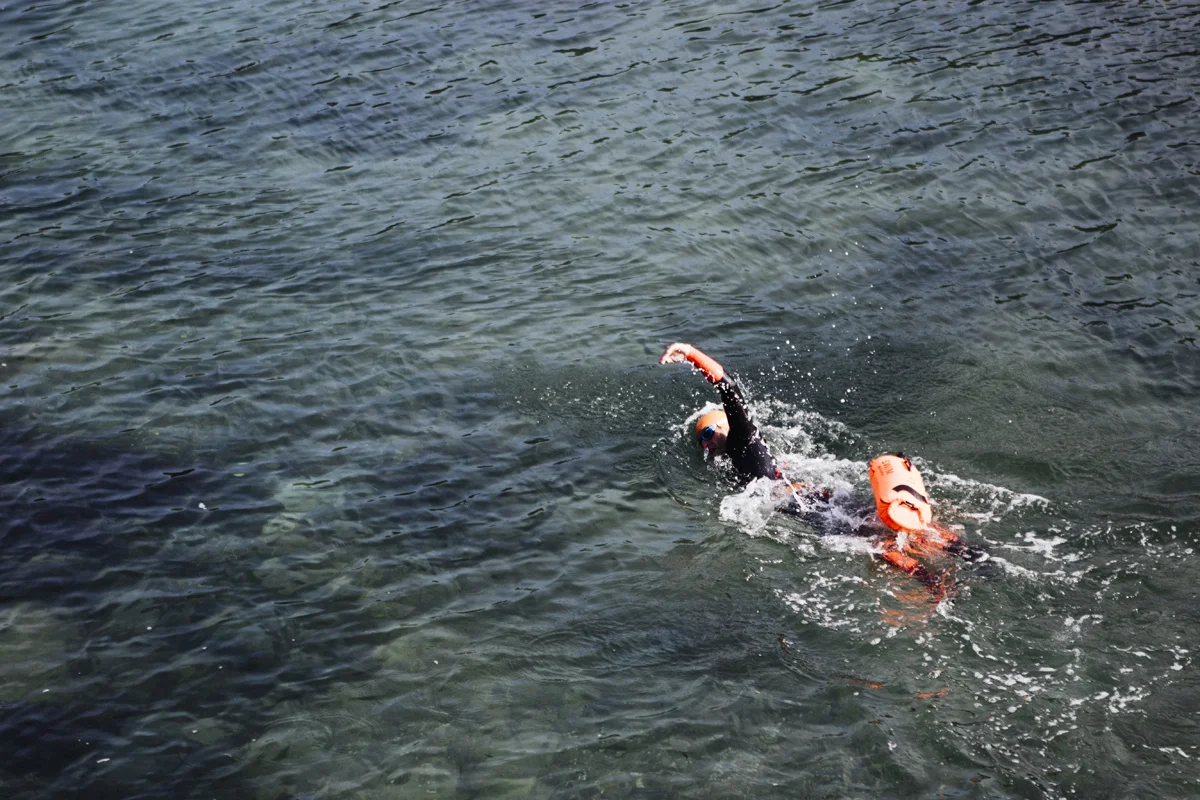 safety buoy for open water swimming